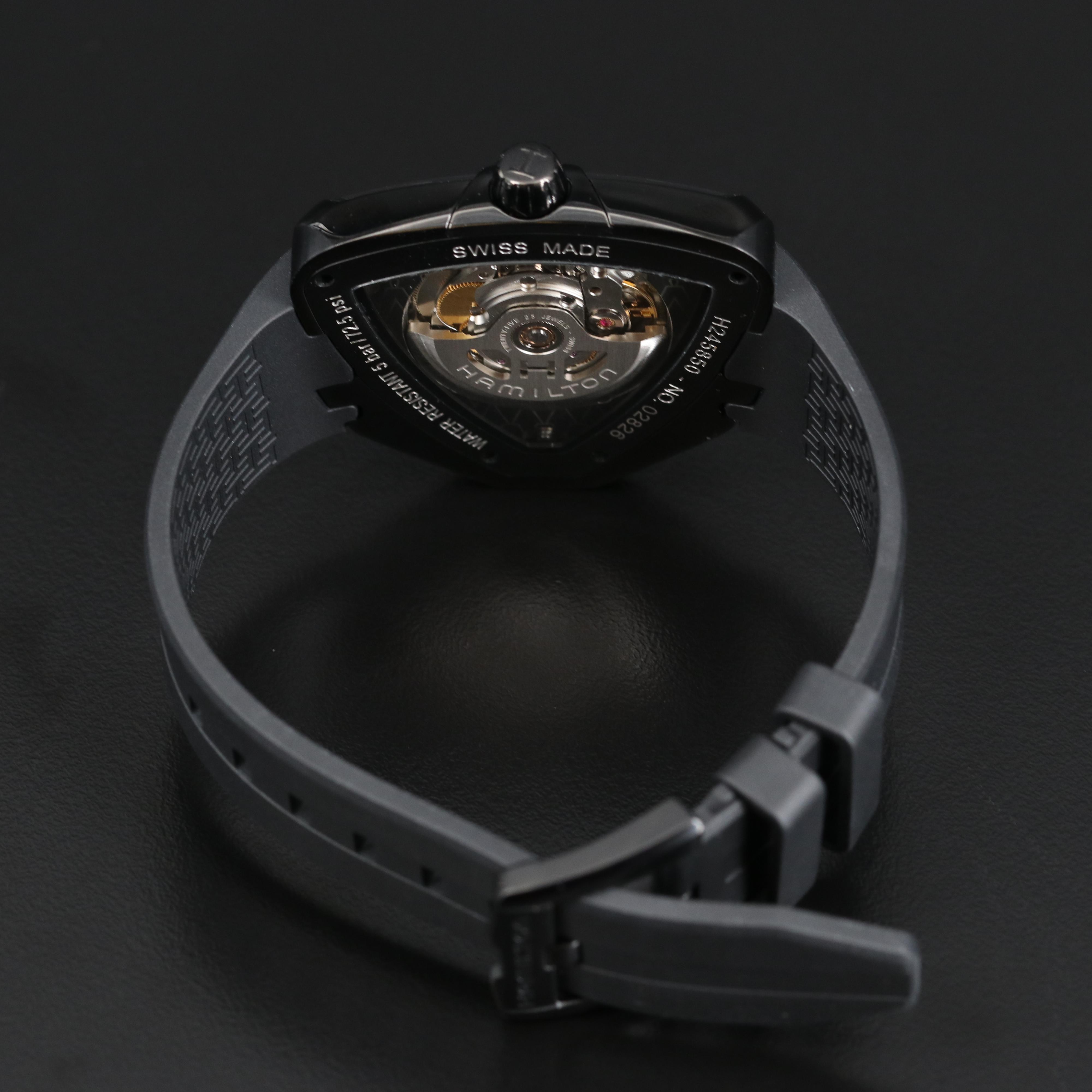 Hamilton "Ventura Elvis80" Stainless Steel and Black PVD Automatic Watch