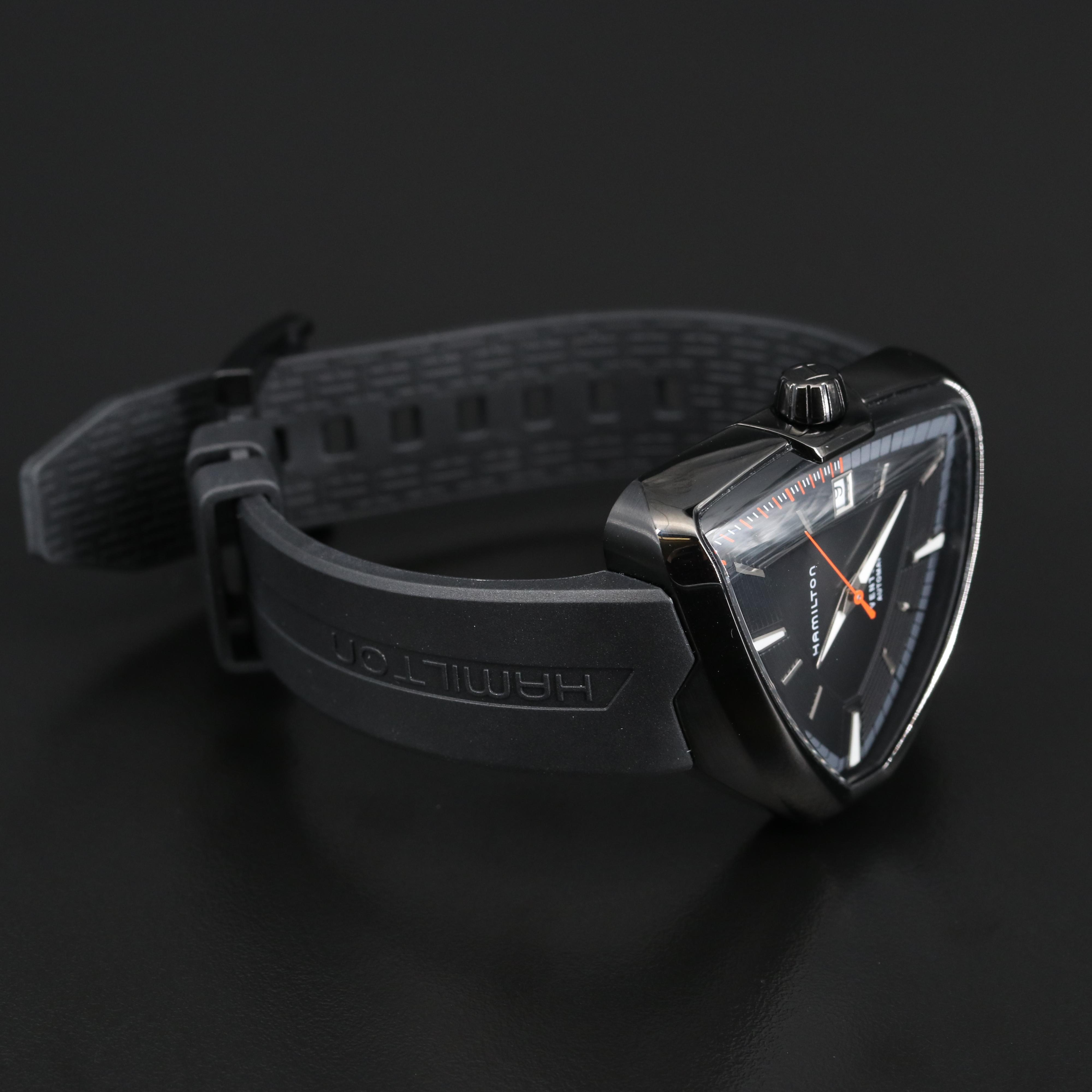 Hamilton "Ventura Elvis80" Stainless Steel and Black PVD Automatic Watch