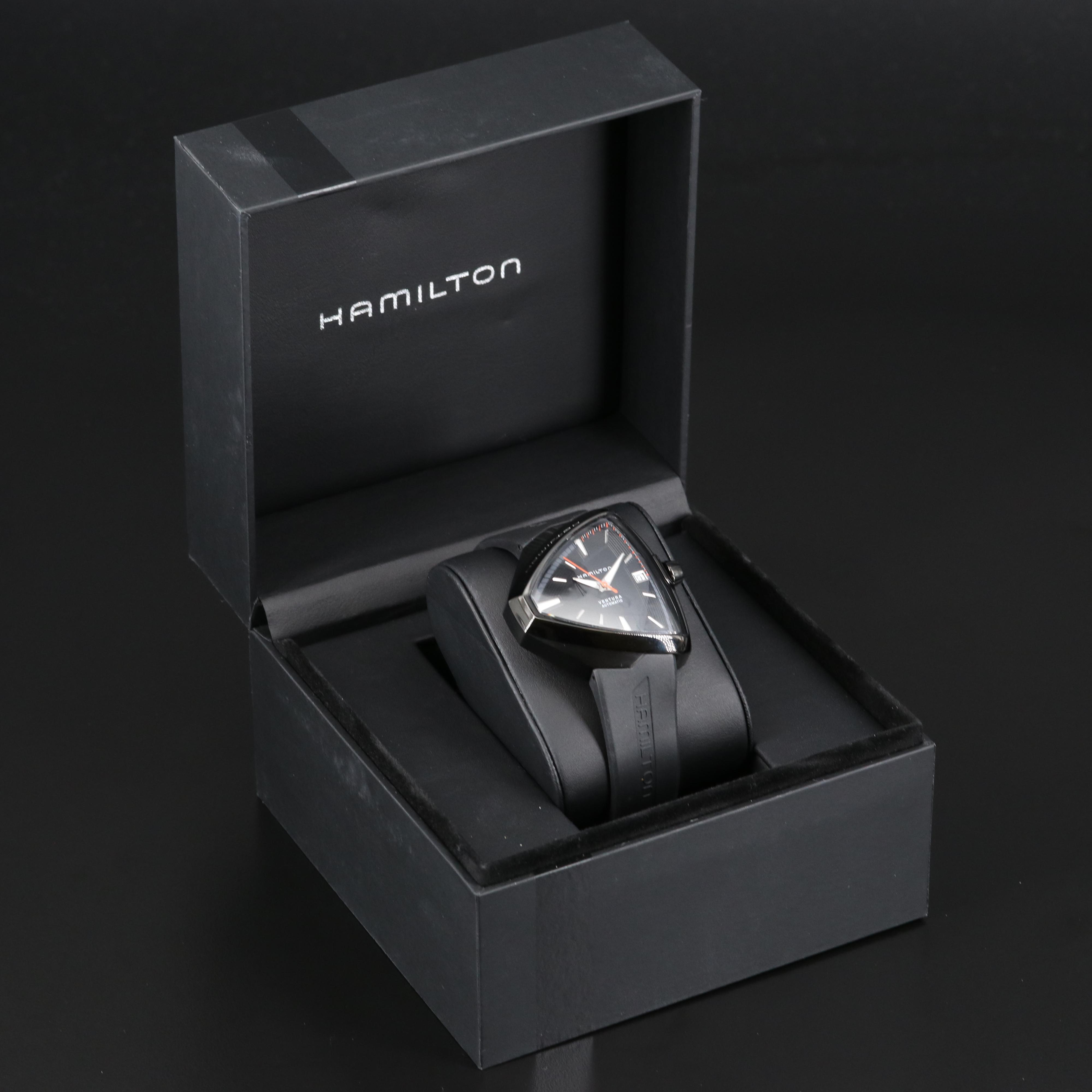 Hamilton "Ventura Elvis80" Stainless Steel and Black PVD Automatic Watch