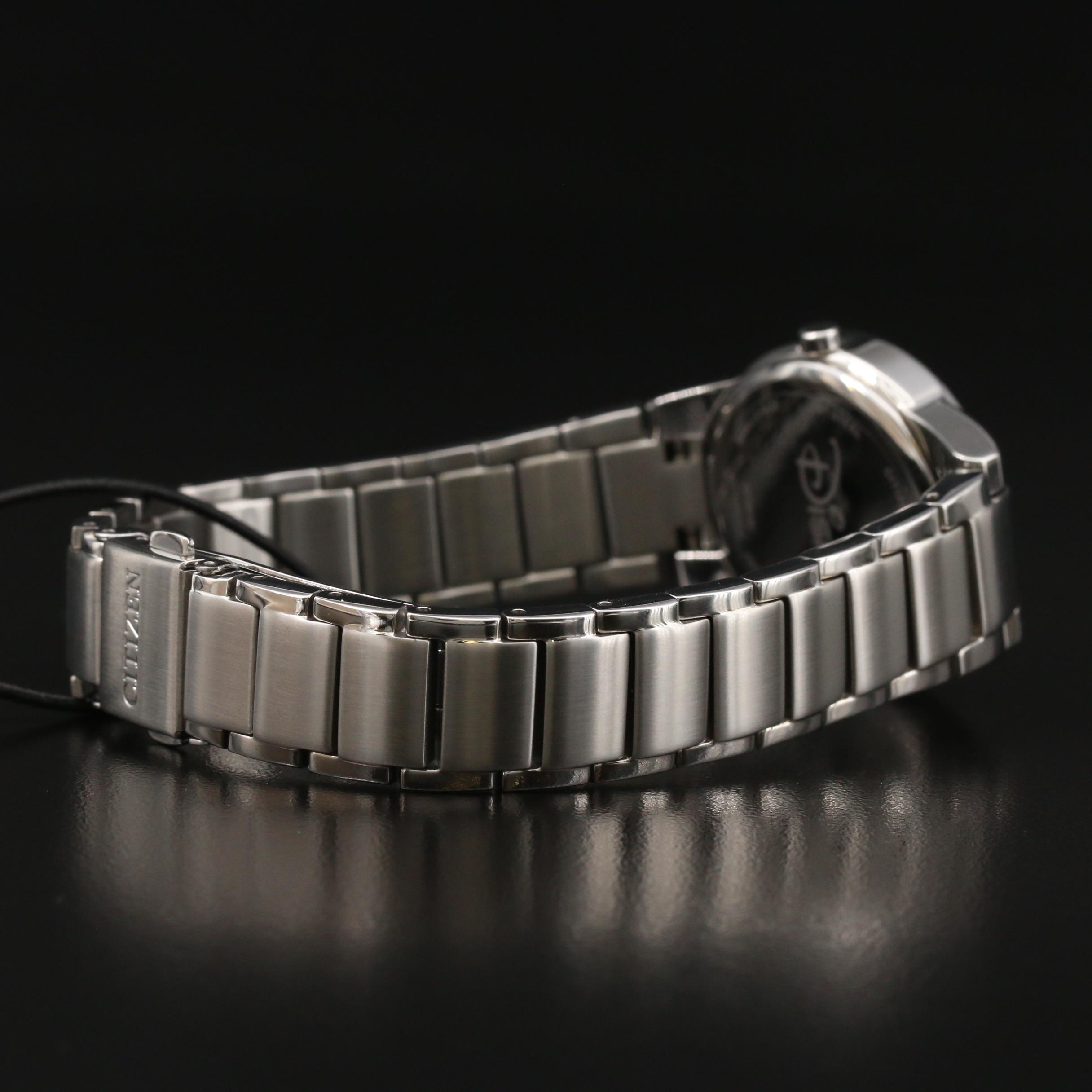 Citizen Eco-Drive Mickey Mouse Diamond and Stainless Steel Watch