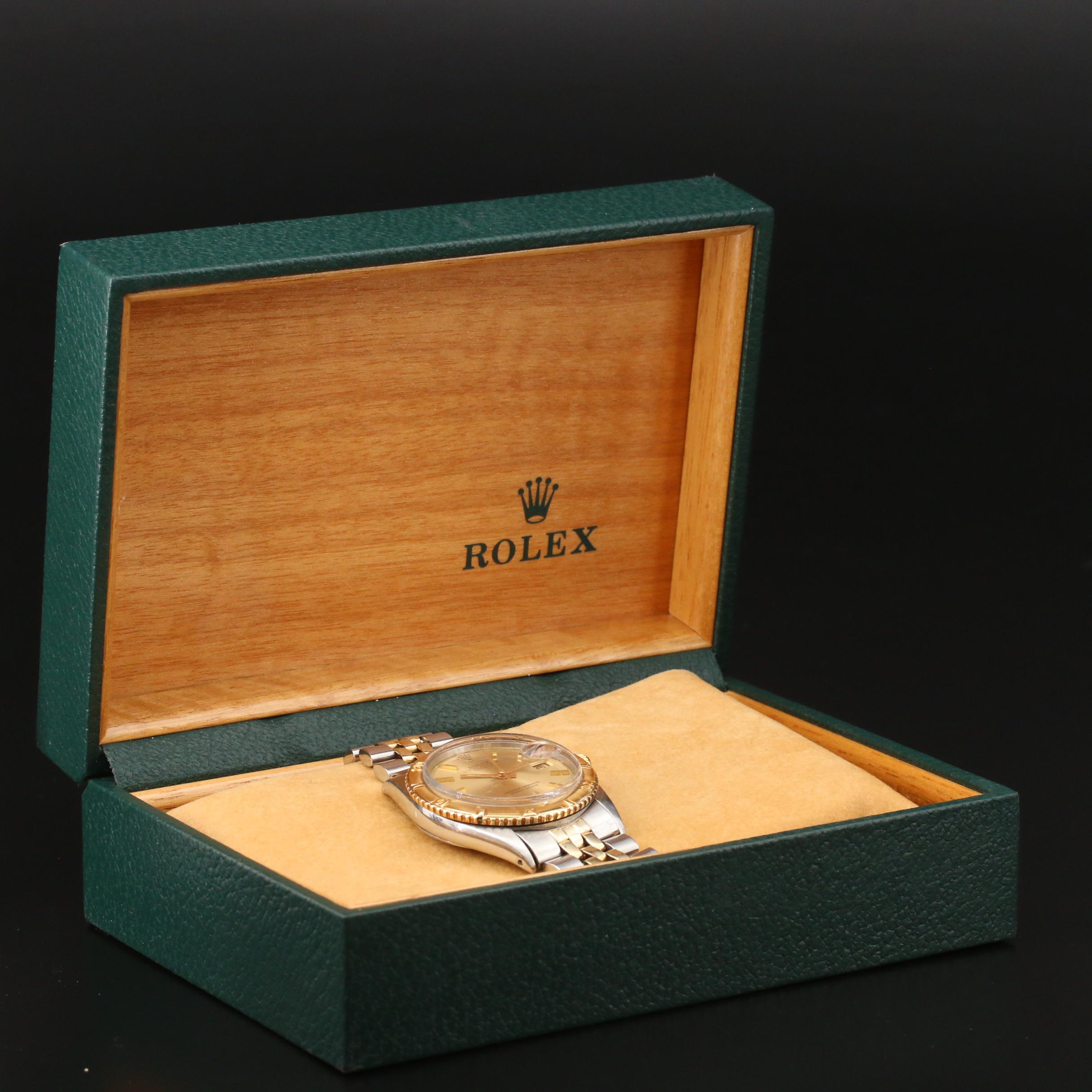 1966 Rolex "Datejust" Turn-O-Graph 14K and Stainless Steel Automatic Watch