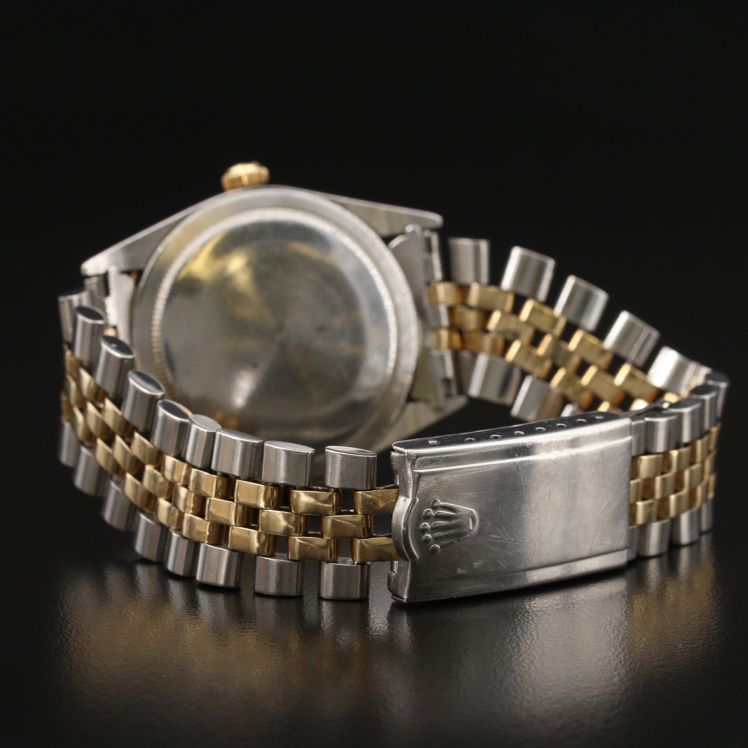 1966 Rolex "Datejust" Turn-O-Graph 14K and Stainless Steel Automatic Watch