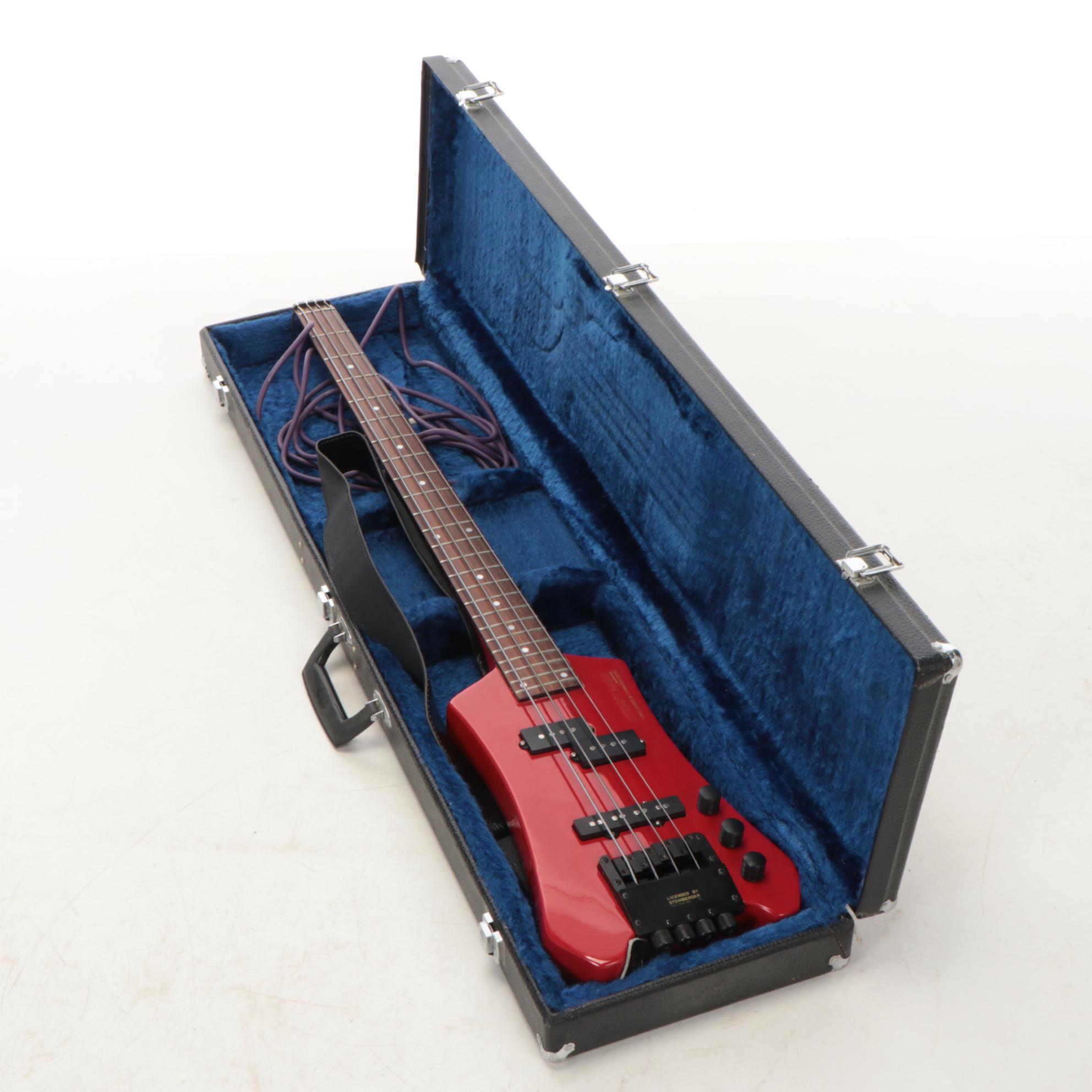 Burnside Electric Street Bass with Steinberger Licensed Tuner and Hardcover Case
