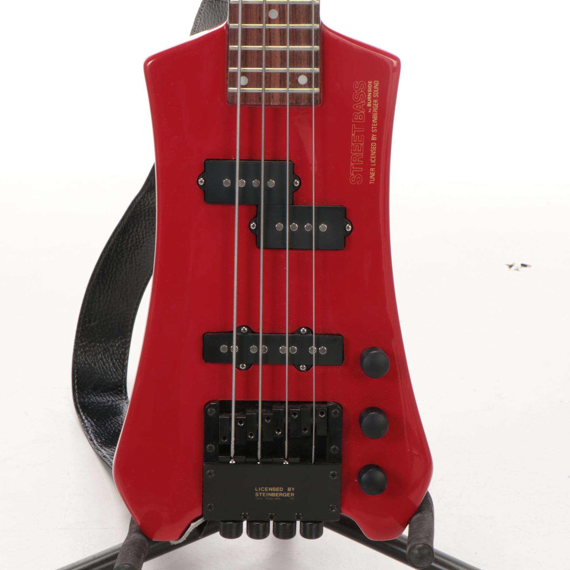 Burnside Electric Street Bass with Steinberger Licensed Tuner and Hardcover Case