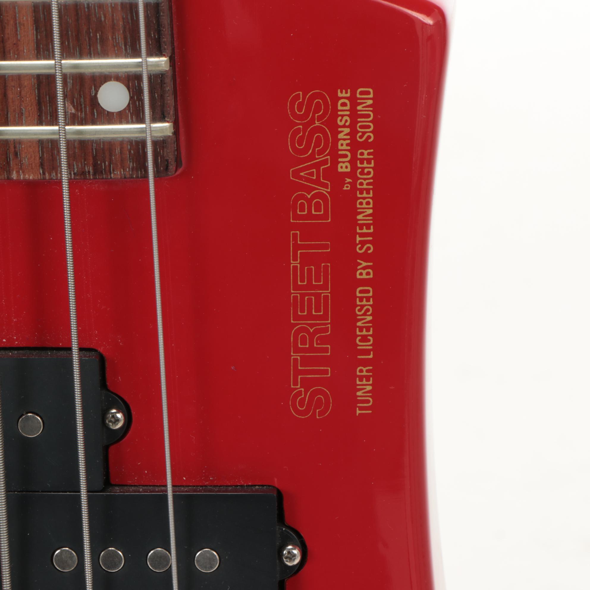 Burnside Electric Street Bass with Steinberger Licensed Tuner and Hardcover Case