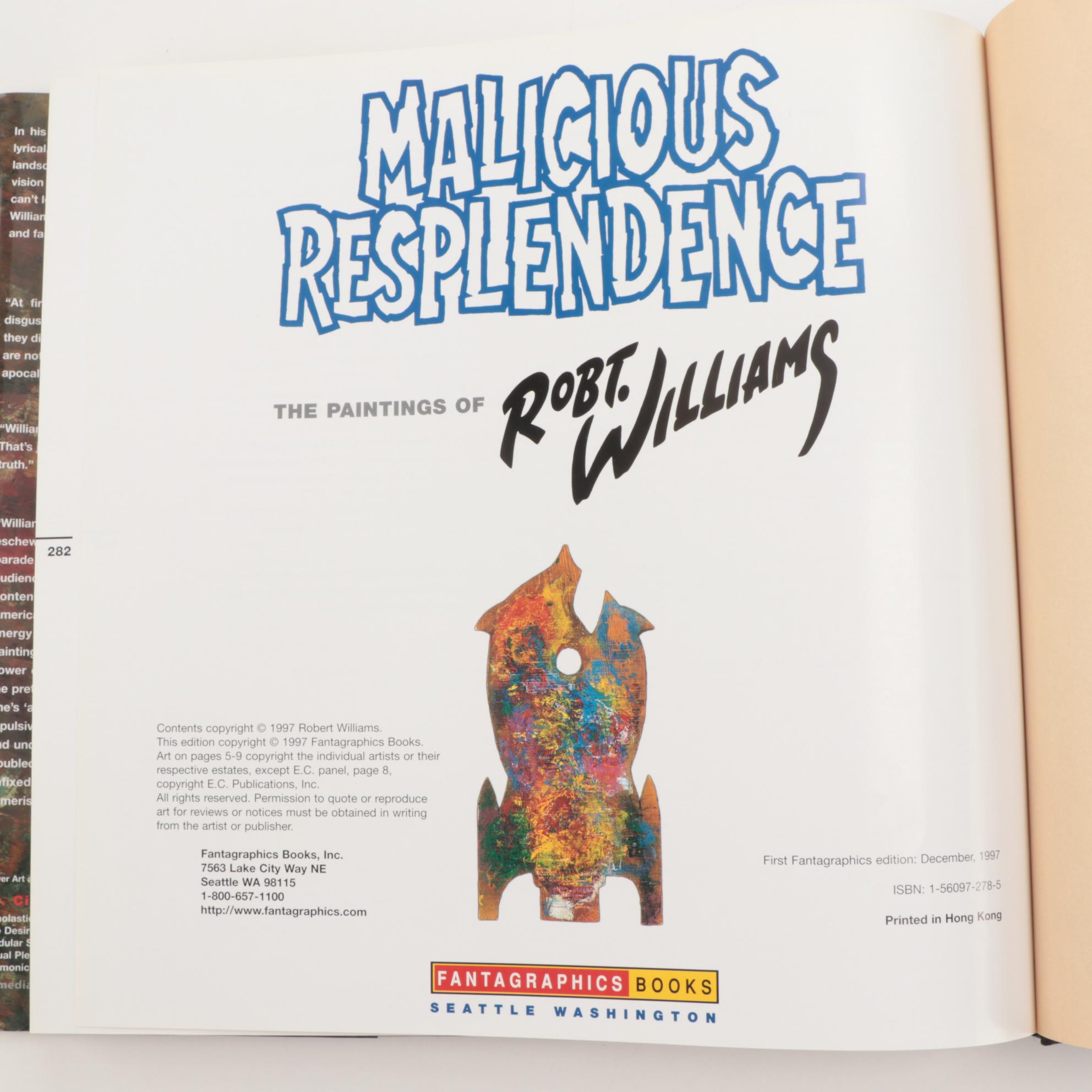 "Malicious Resplendence: The Paintings of Robert Williams," 1997