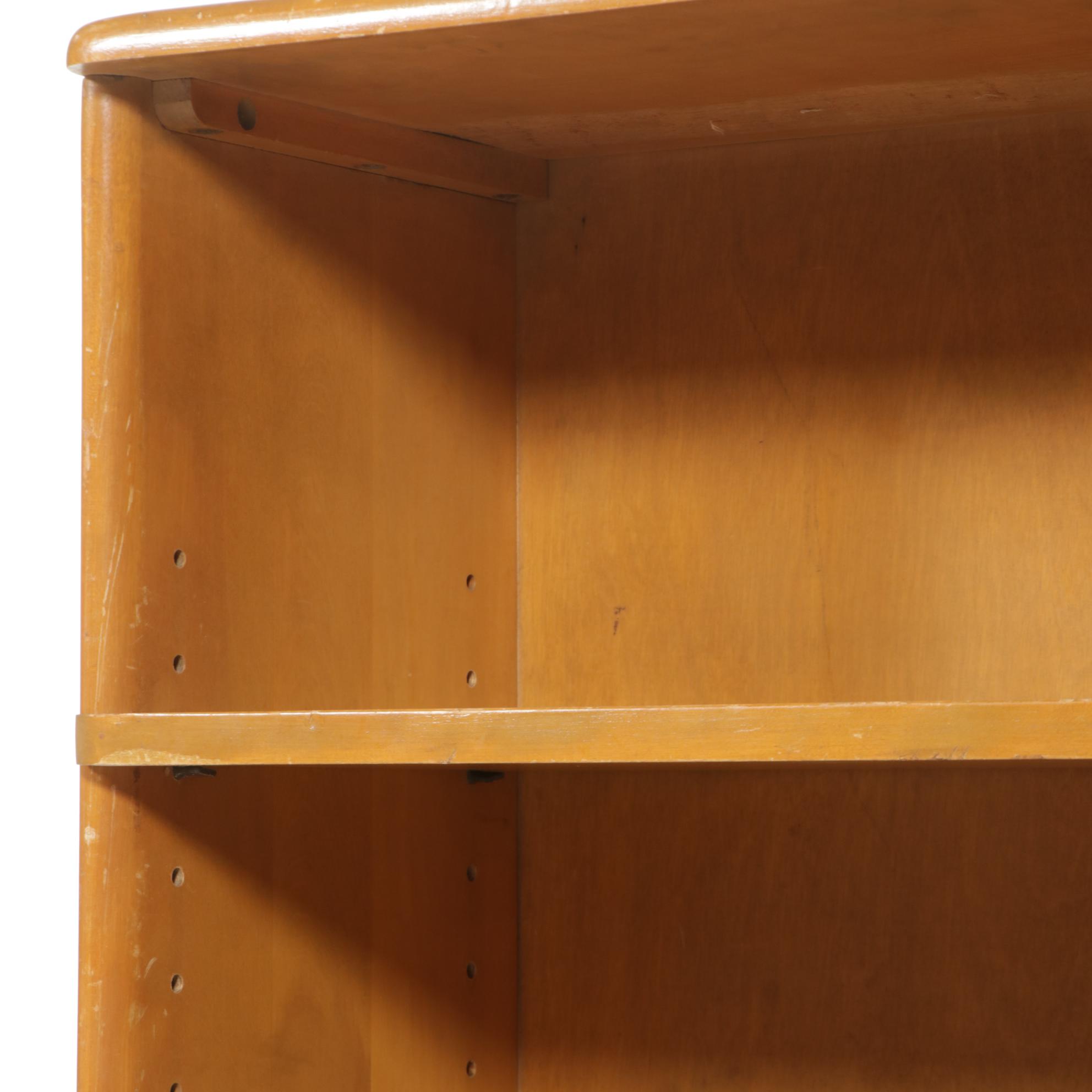 Heywood-Wakefield Mid Century Modern Birch Bookcase, Model C-3970