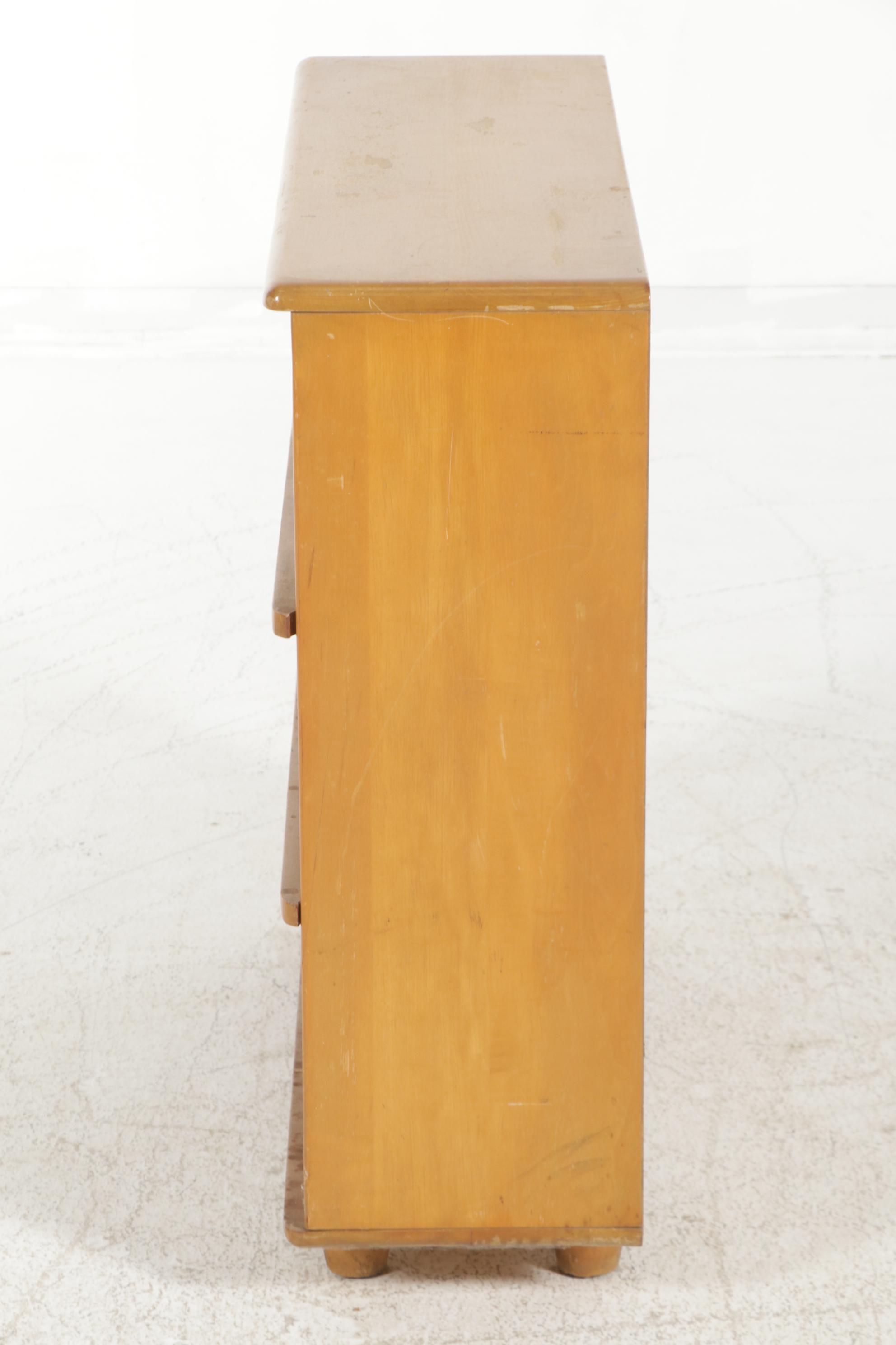 Heywood-Wakefield Mid Century Modern Birch Bookcase, Model C-3970