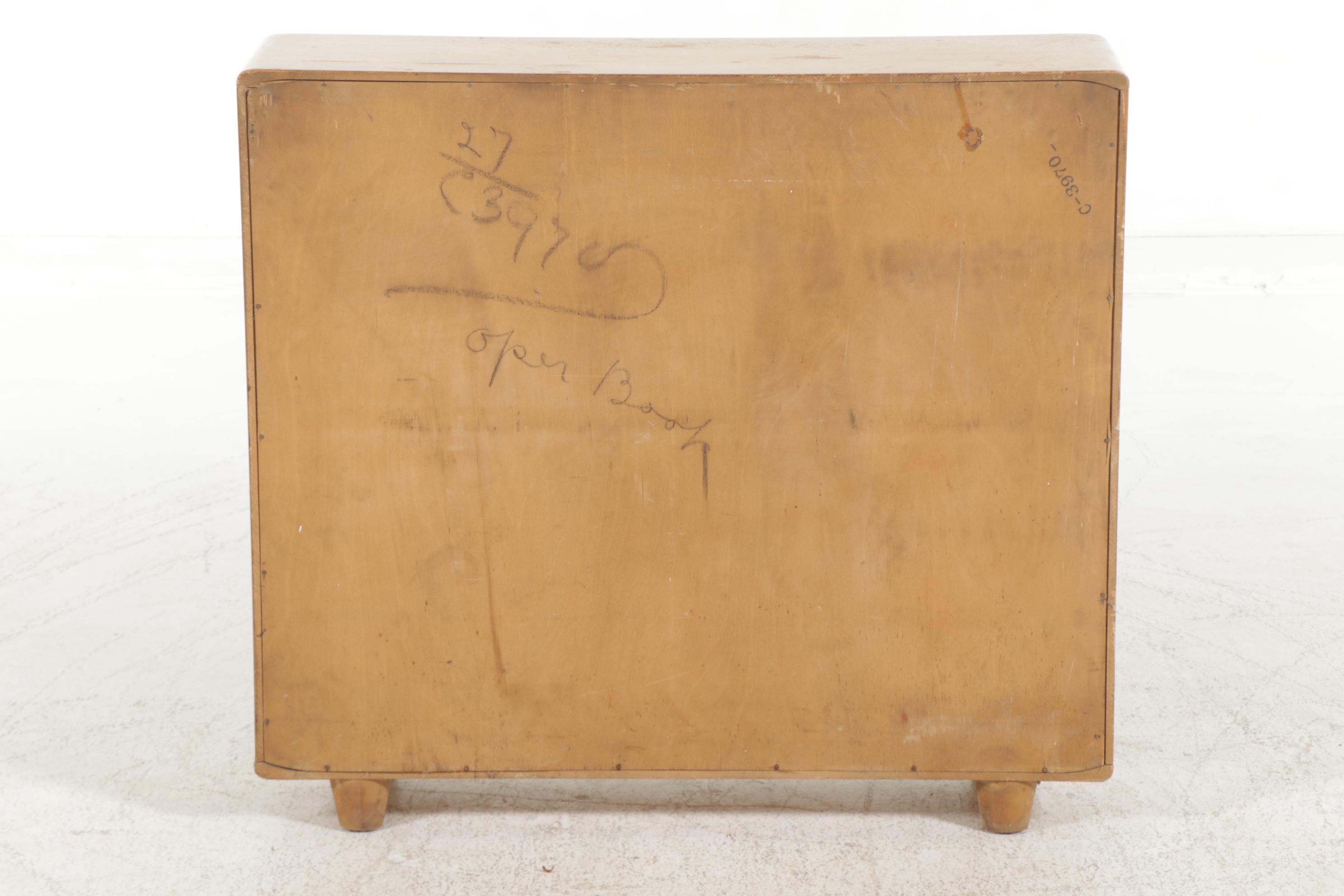 Heywood-Wakefield Mid Century Modern Birch Bookcase, Model C-3970