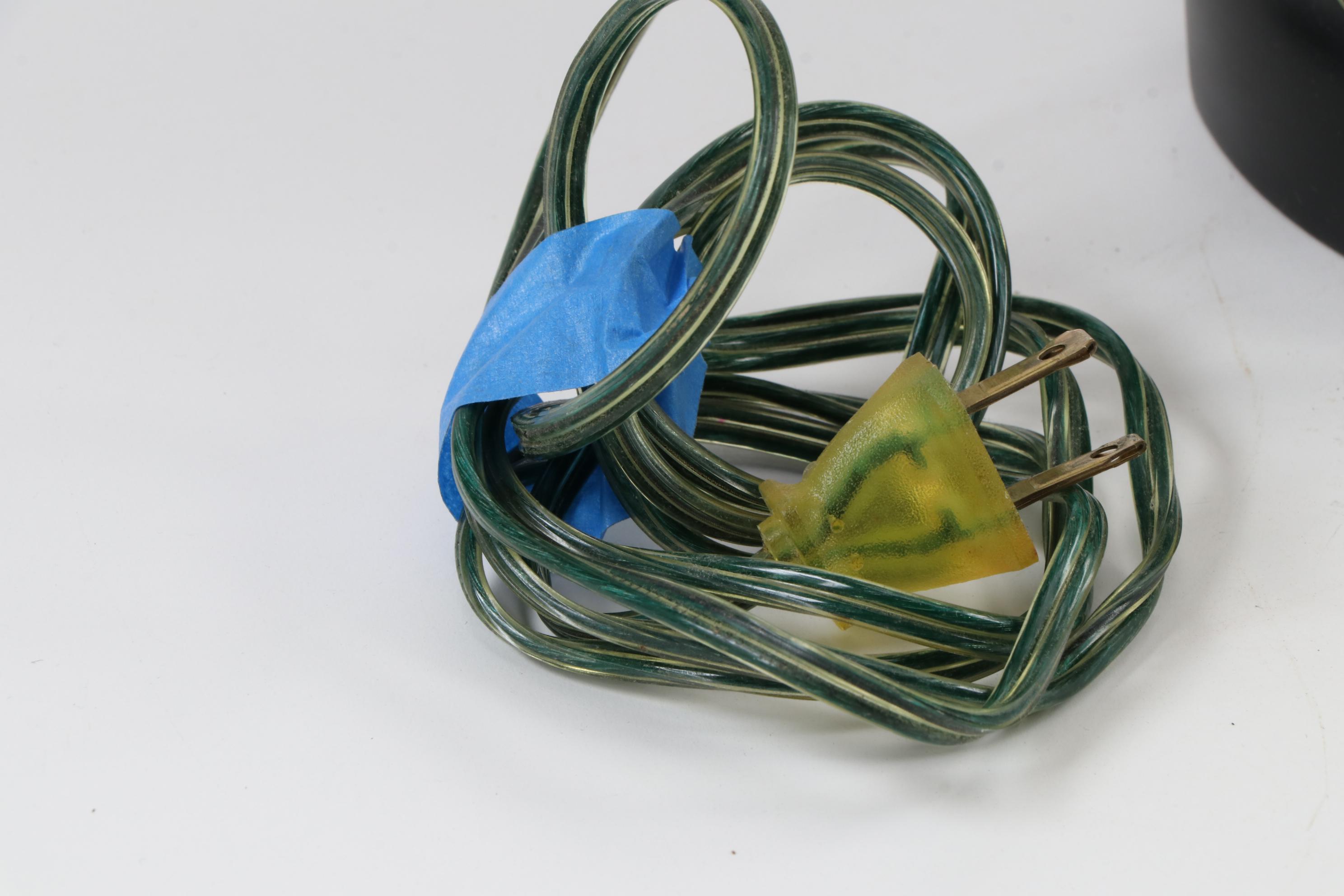 Bob Timberlake Hand-Painted Woodland Motif Ceramic Vase Table Lamp