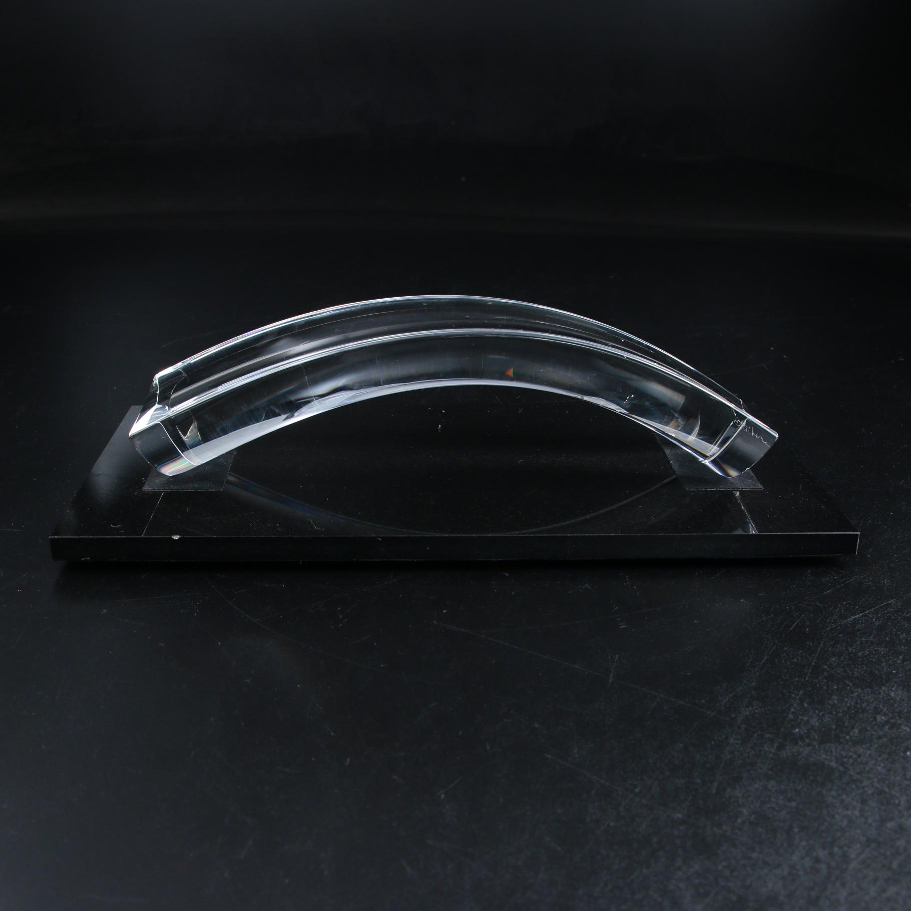 Steuben Art Glass "Partnership" Sculpture Designed by Robert Cassetti