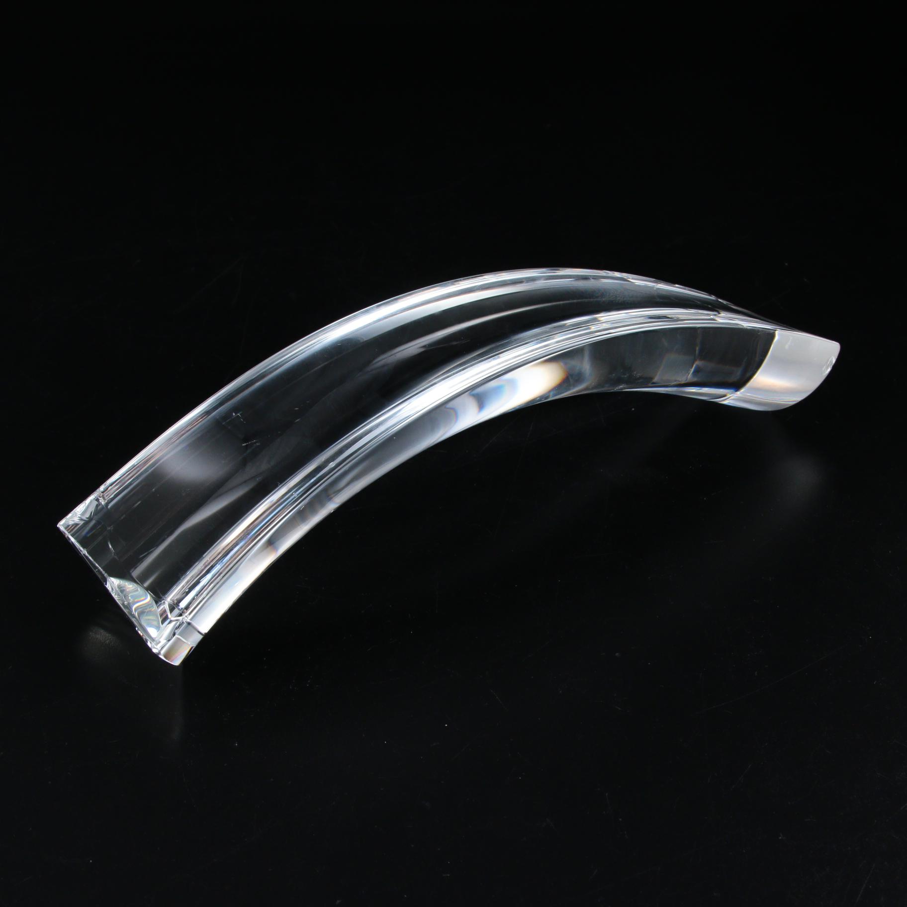 Steuben Art Glass "Partnership" Sculpture Designed by Robert Cassetti