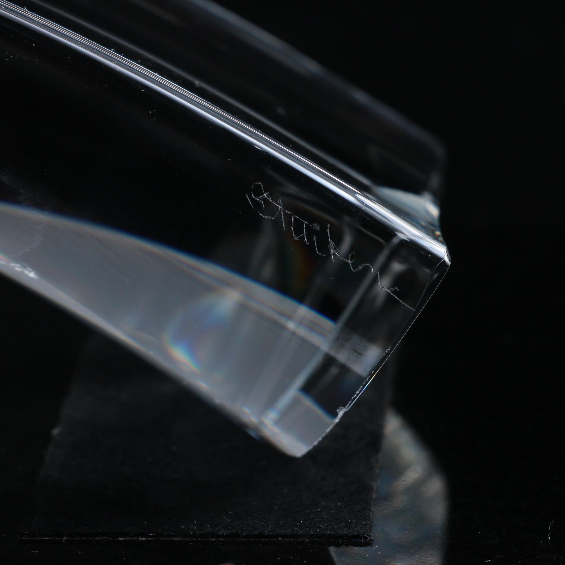 Steuben Art Glass "Partnership" Sculpture Designed by Robert Cassetti