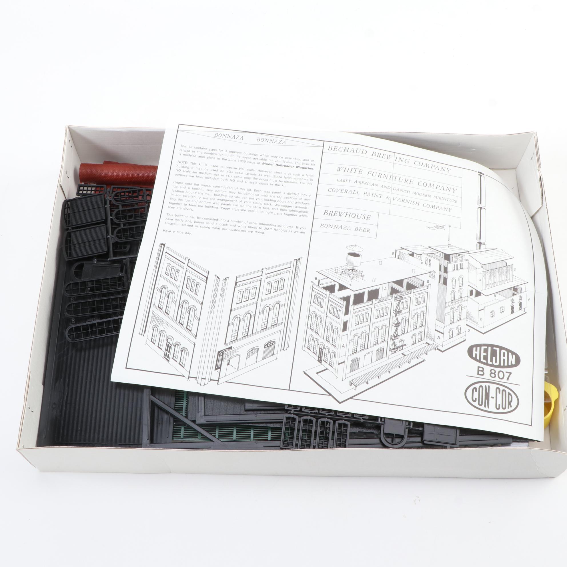 Model Power, Tyco, Life-Like and More HO Scale Model Train Building Kits