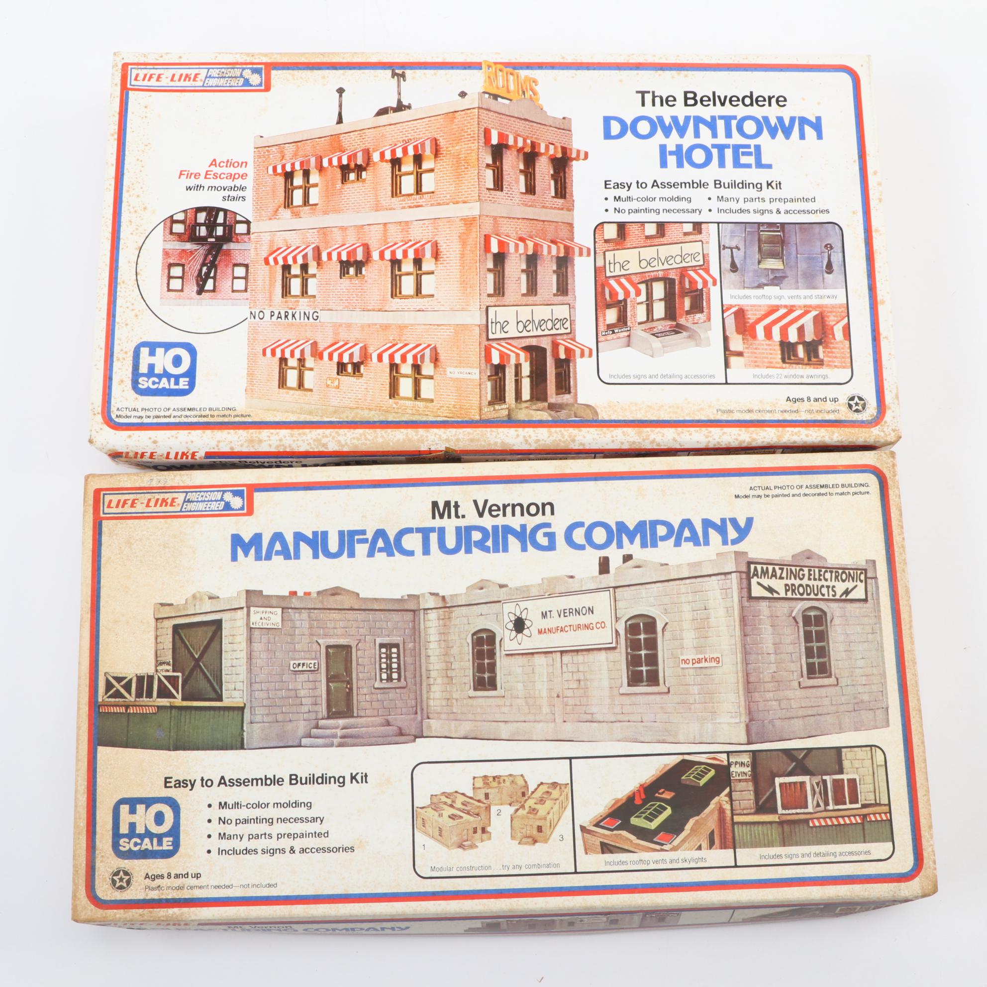 Model Power, Tyco, Life-Like and More HO Scale Model Train Building Kits