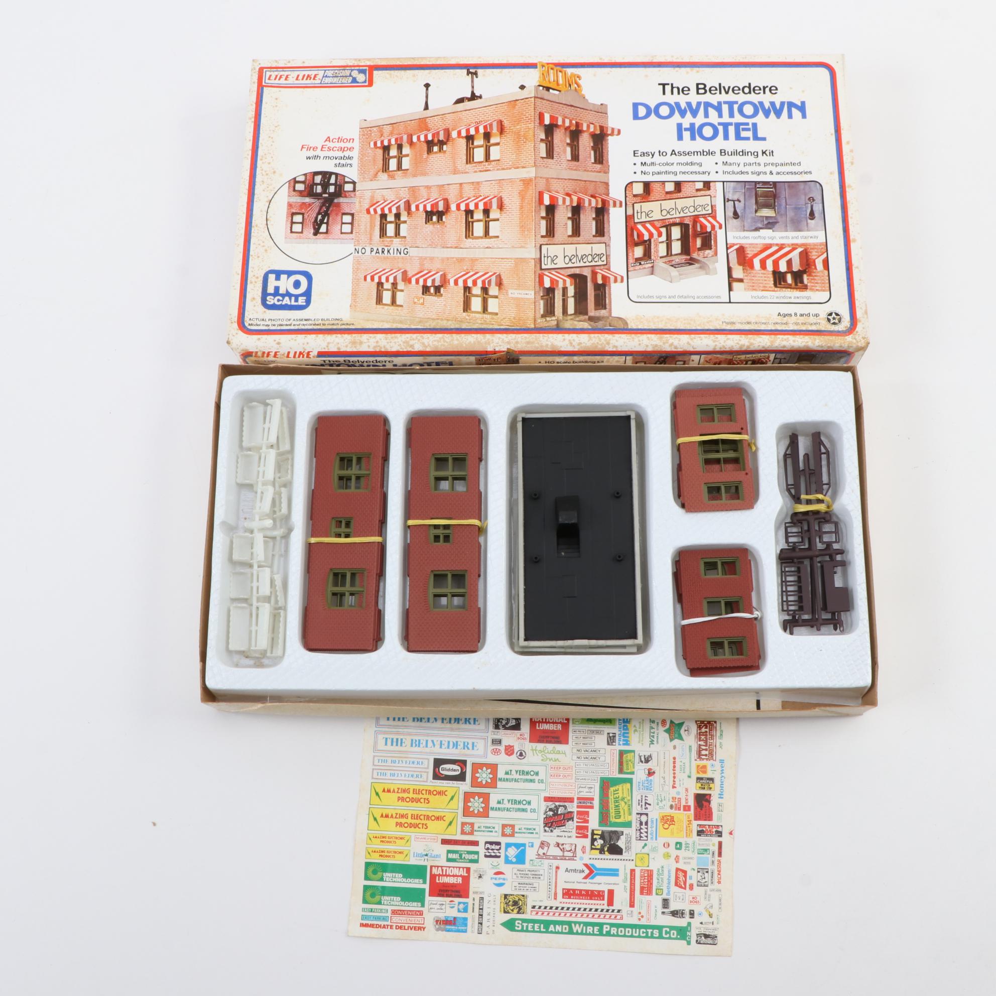 Model Power, Tyco, Life-Like and More HO Scale Model Train Building Kits