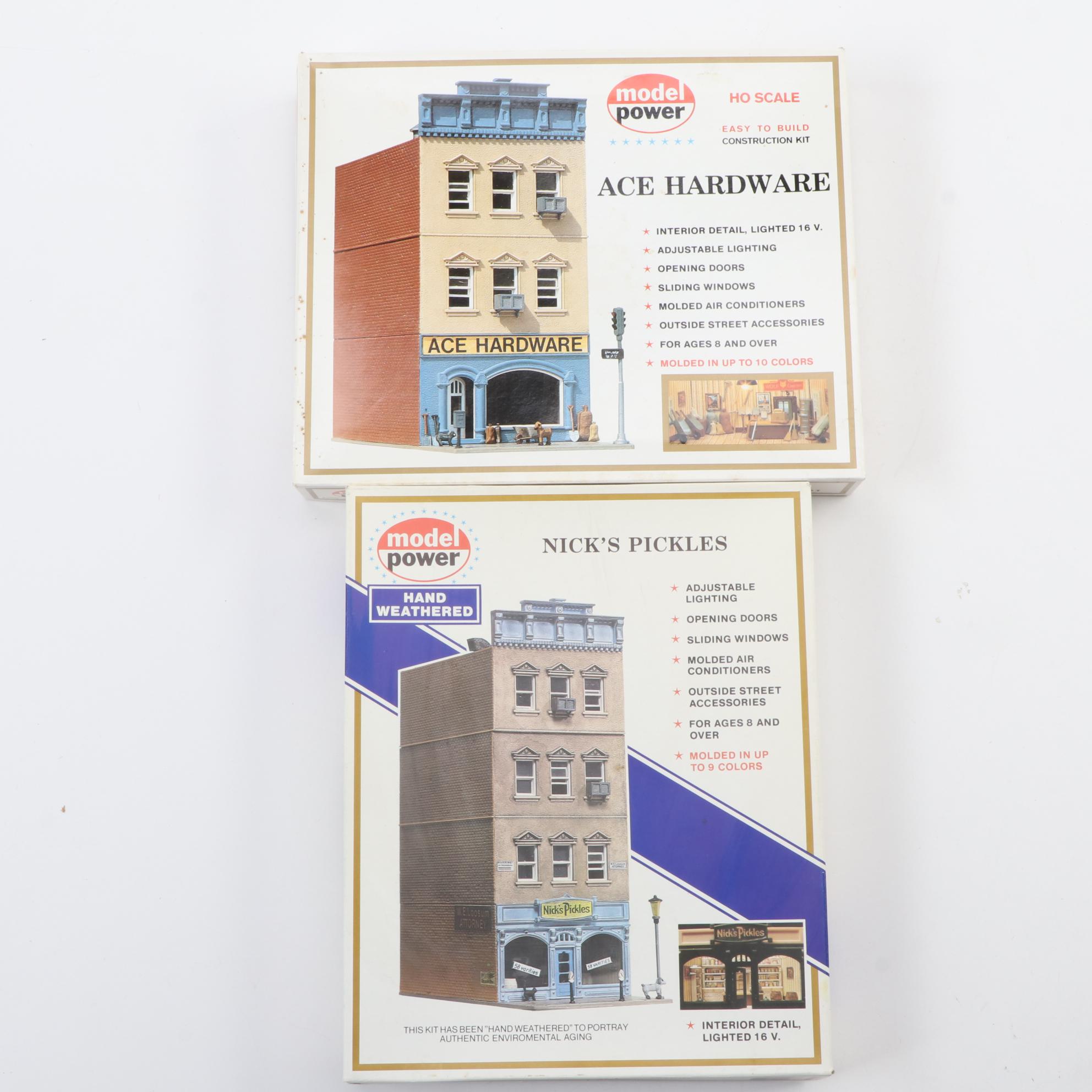 Model Power, Tyco, Life-Like and More HO Scale Model Train Building Kits