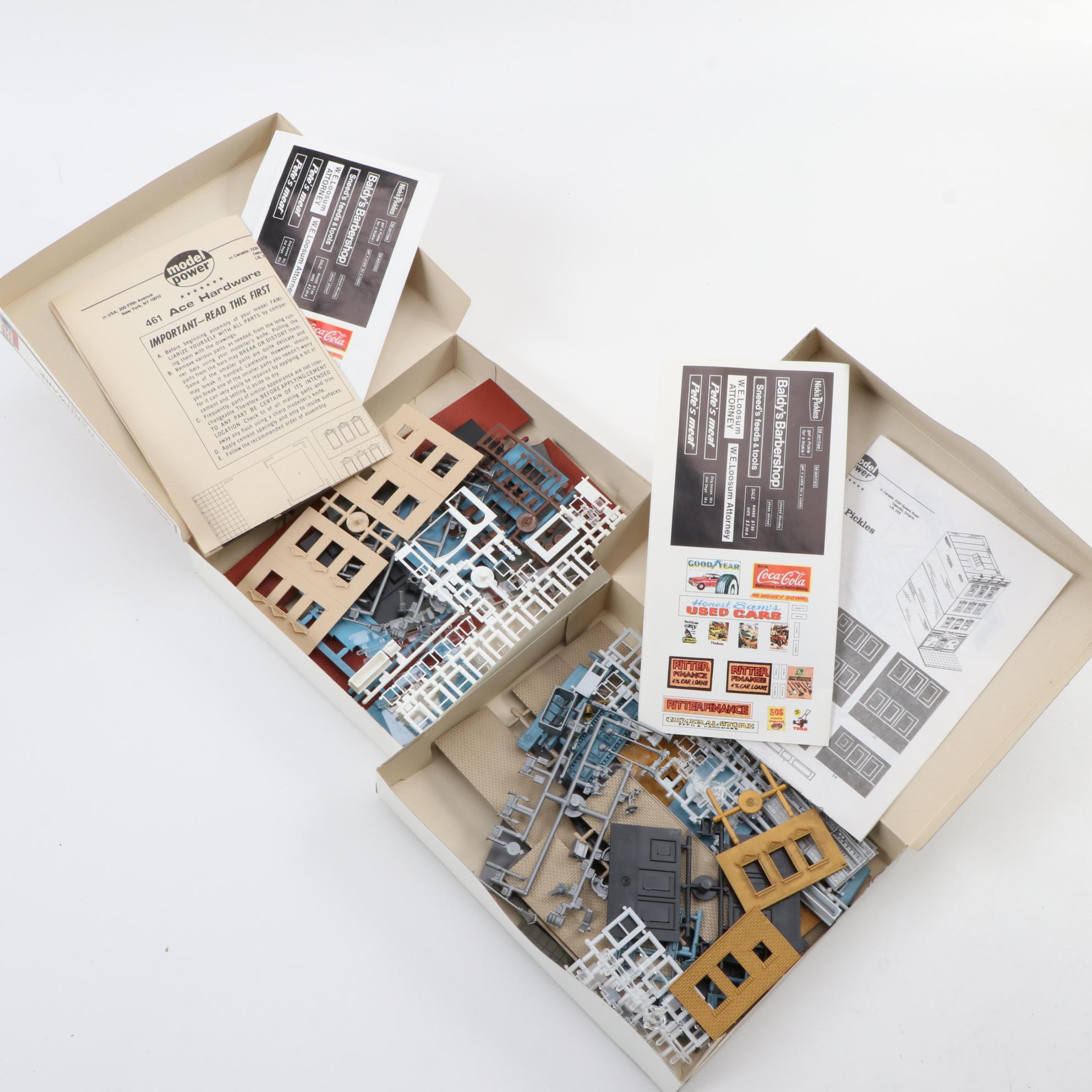 Model Power, Tyco, Life-Like and More HO Scale Model Train Building Kits