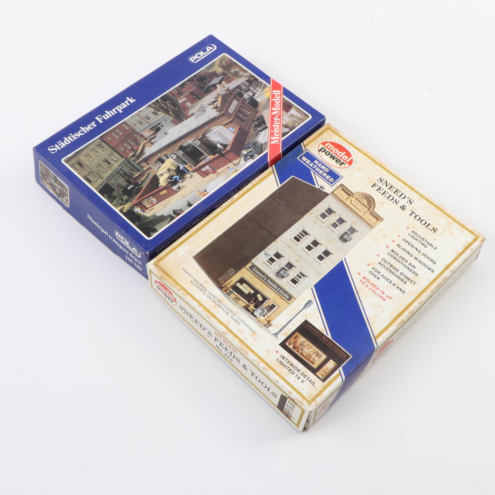 Model Power, Tyco, Life-Like and More HO Scale Model Train Building Kits