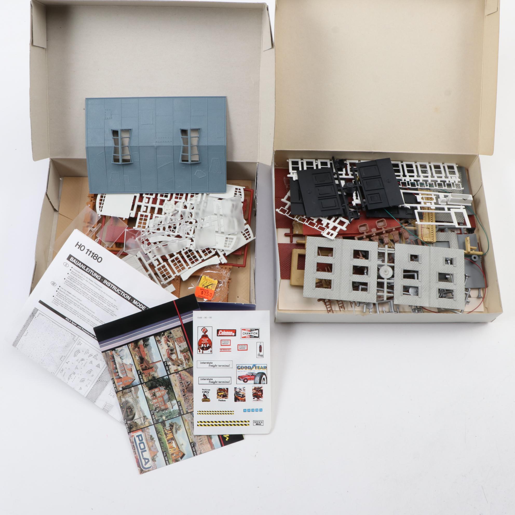 Model Power, Tyco, Life-Like and More HO Scale Model Train Building Kits