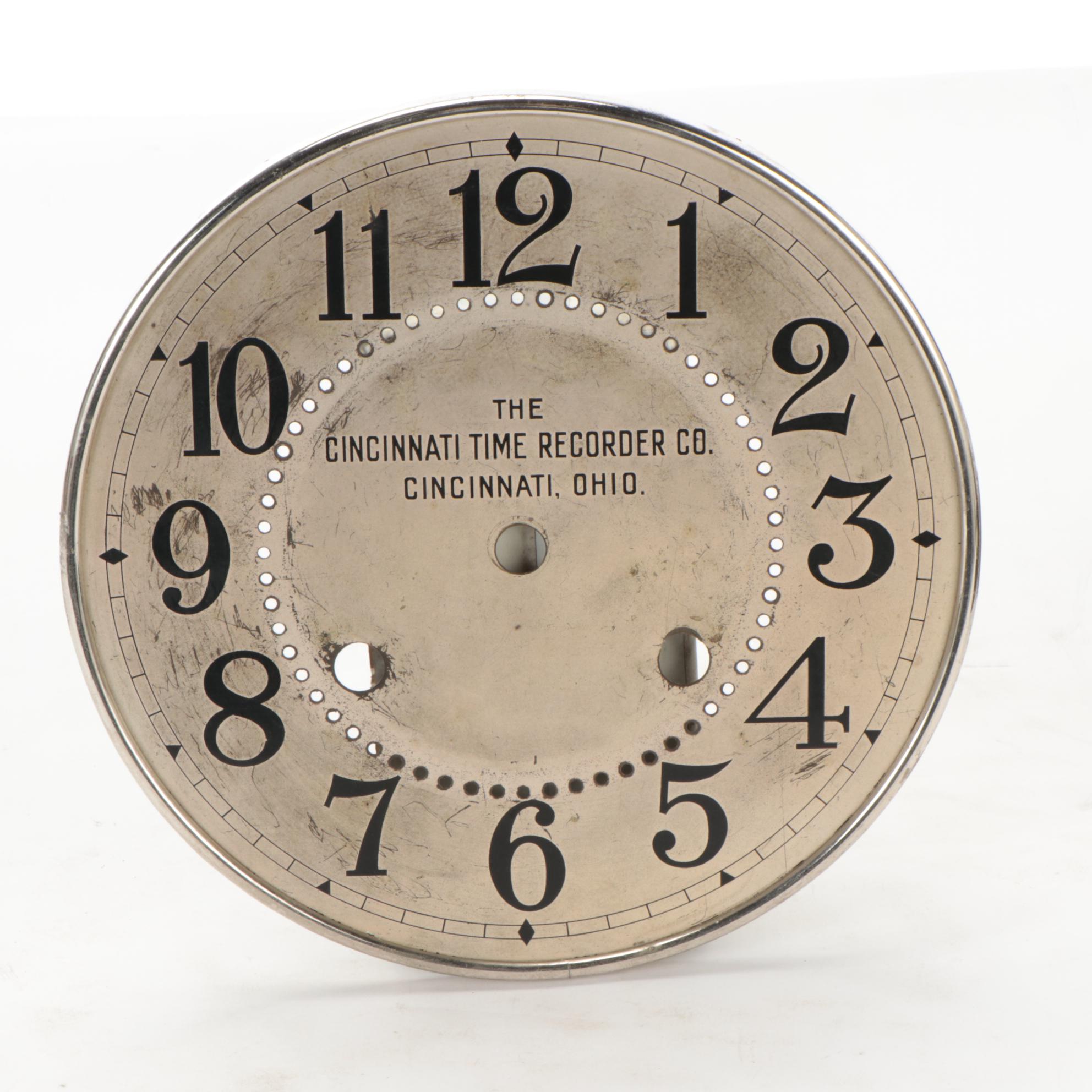 Seth Thomas Naval Course Clock with Cincinnati Time Recorder Co. Clock Faces