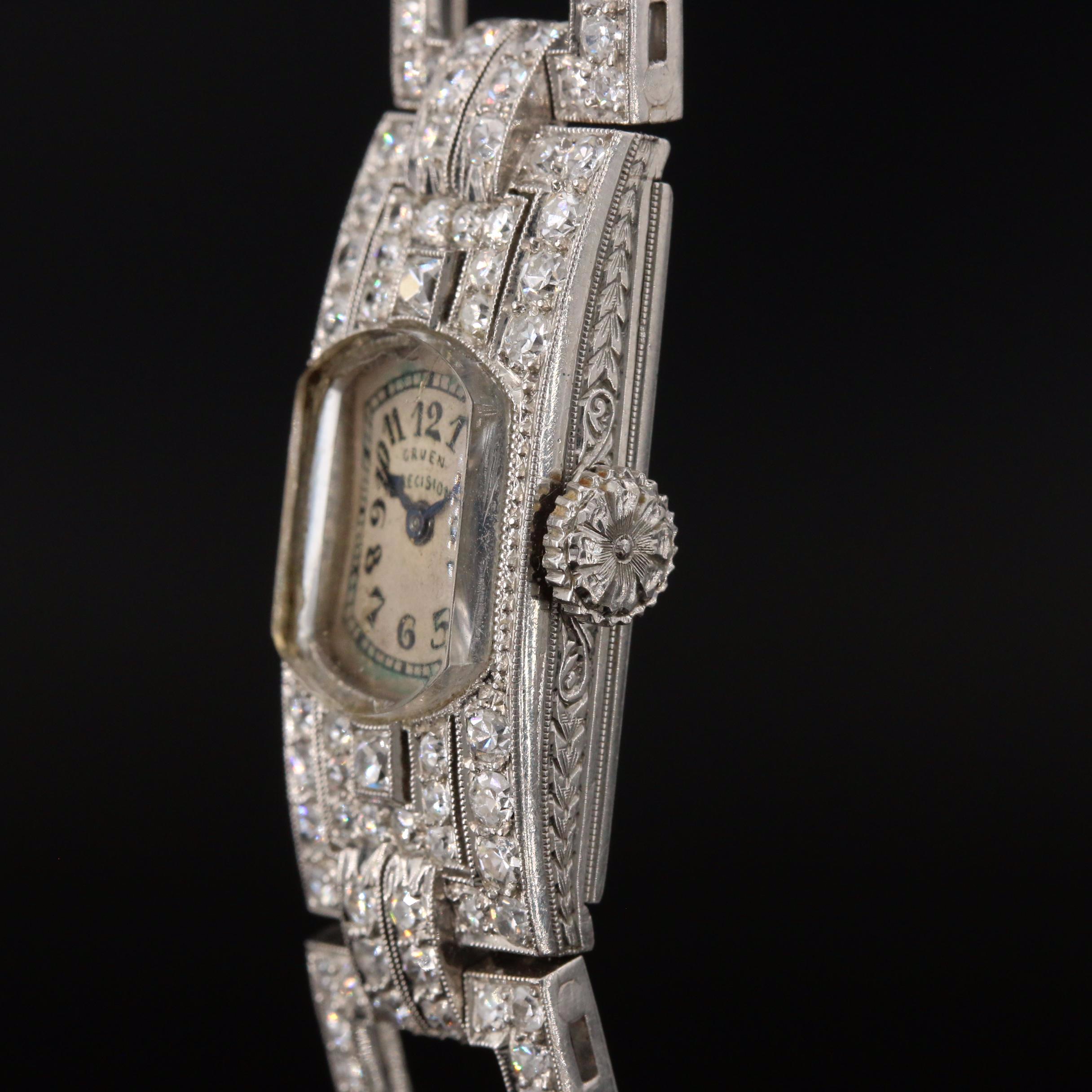 Co Founder Fred Gruen's Gifted 13.73 CTW Diamond Timepiece To His Wife Matilda