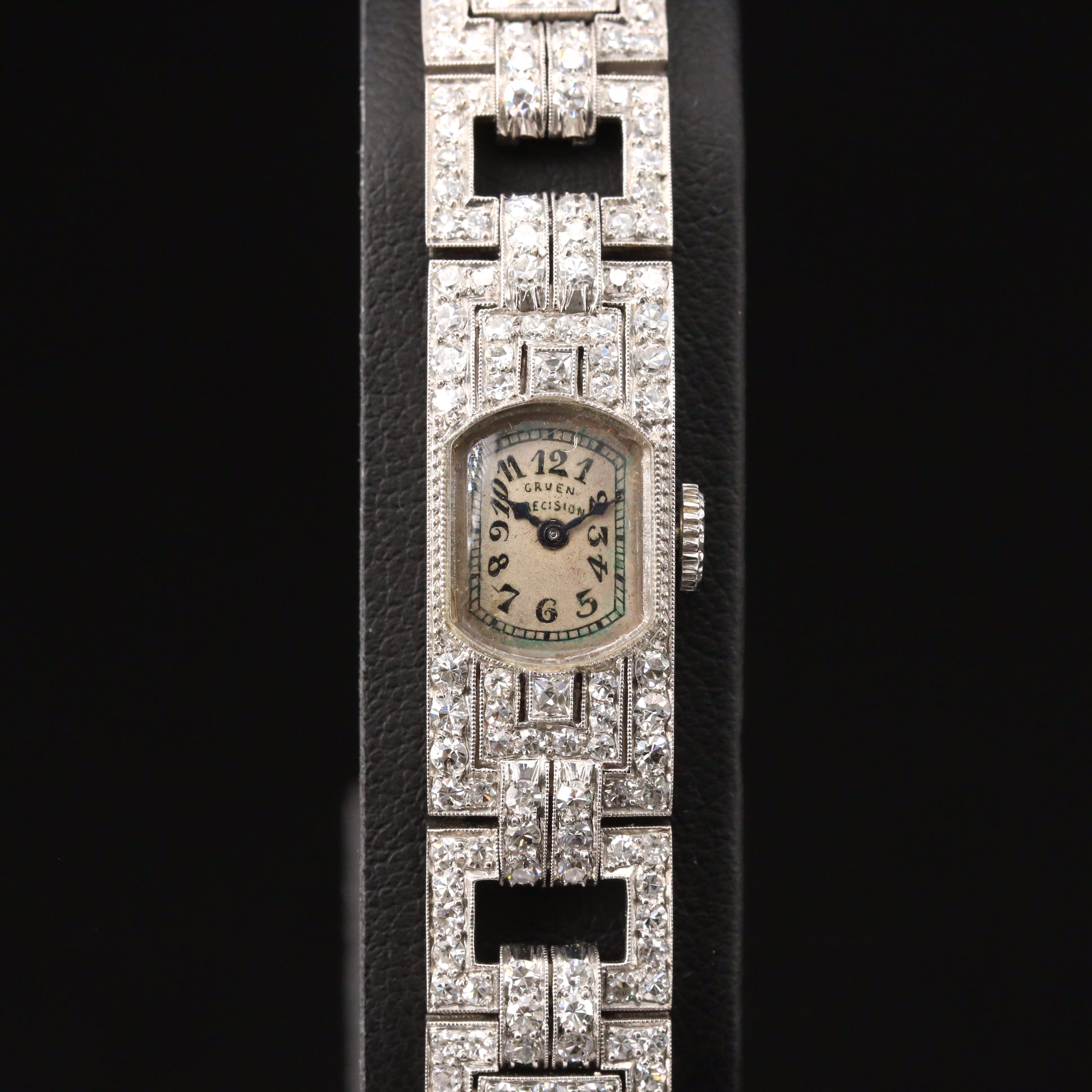 Co Founder Fred Gruen's Gifted 13.73 CTW Diamond Timepiece To His Wife Matilda