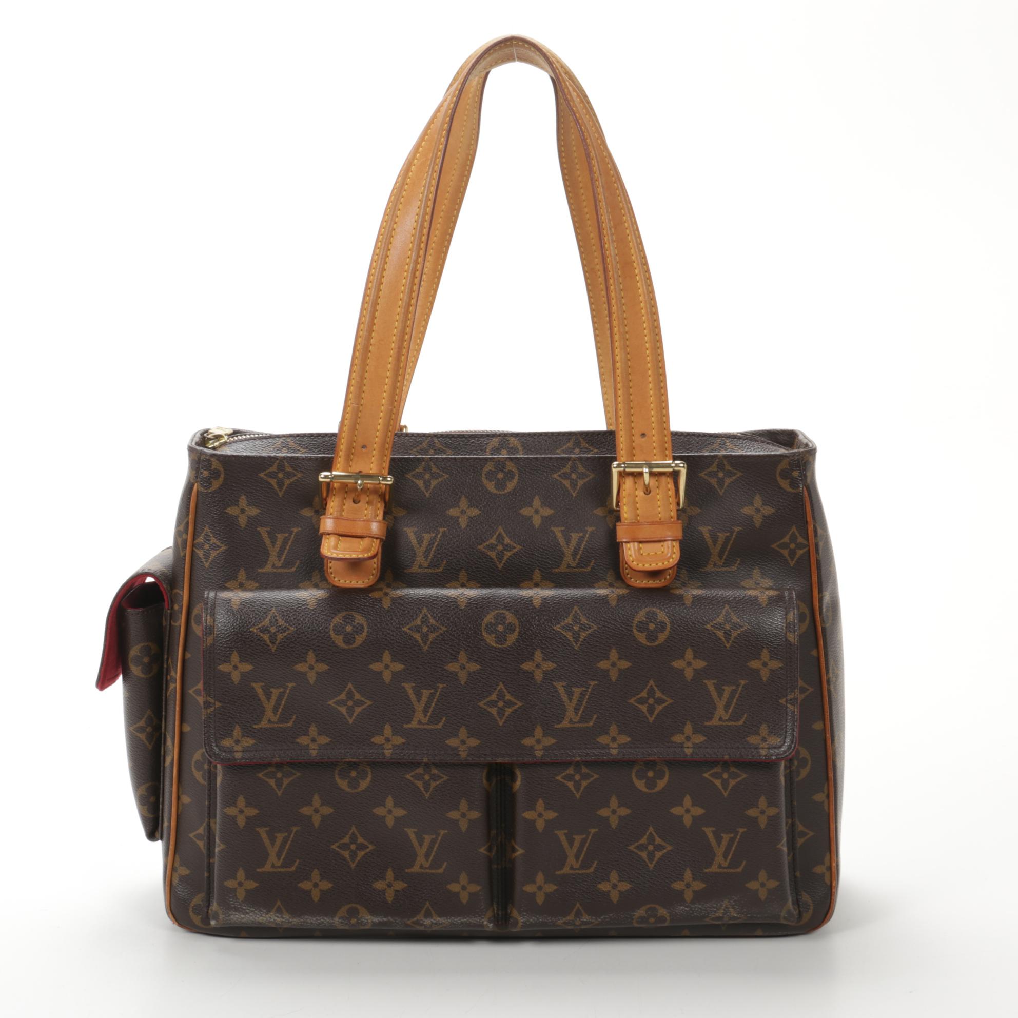 Louis Vuitton Viva Cite GM Shoulder Bag in Monogram Canvas and Vachetta Leather