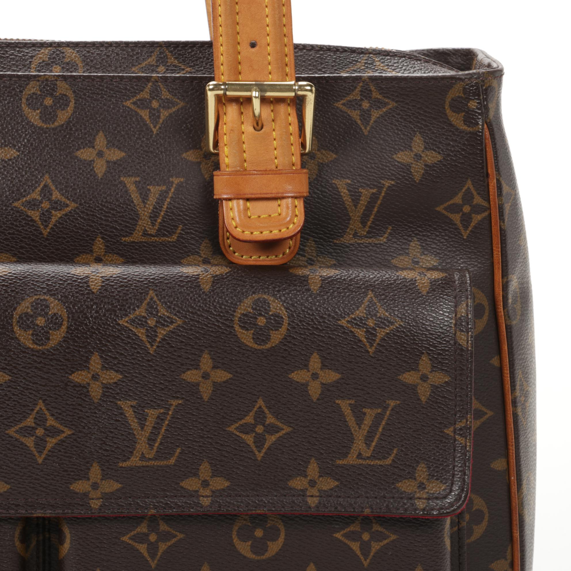 Louis Vuitton Viva Cite GM Shoulder Bag in Monogram Canvas and Vachetta Leather