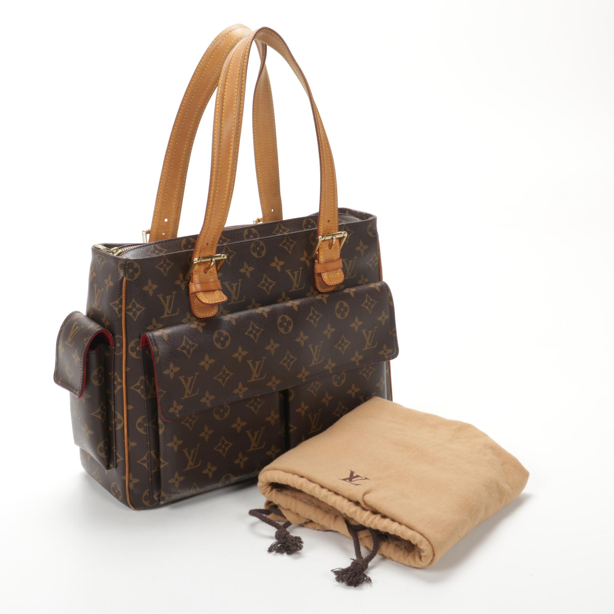 Louis Vuitton Viva Cite GM Shoulder Bag in Monogram Canvas and Vachetta Leather