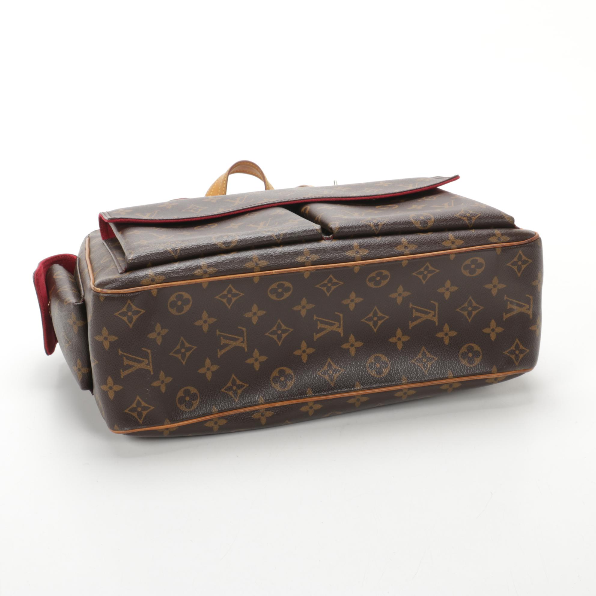 Louis Vuitton Viva Cite GM Shoulder Bag in Monogram Canvas and Vachetta Leather