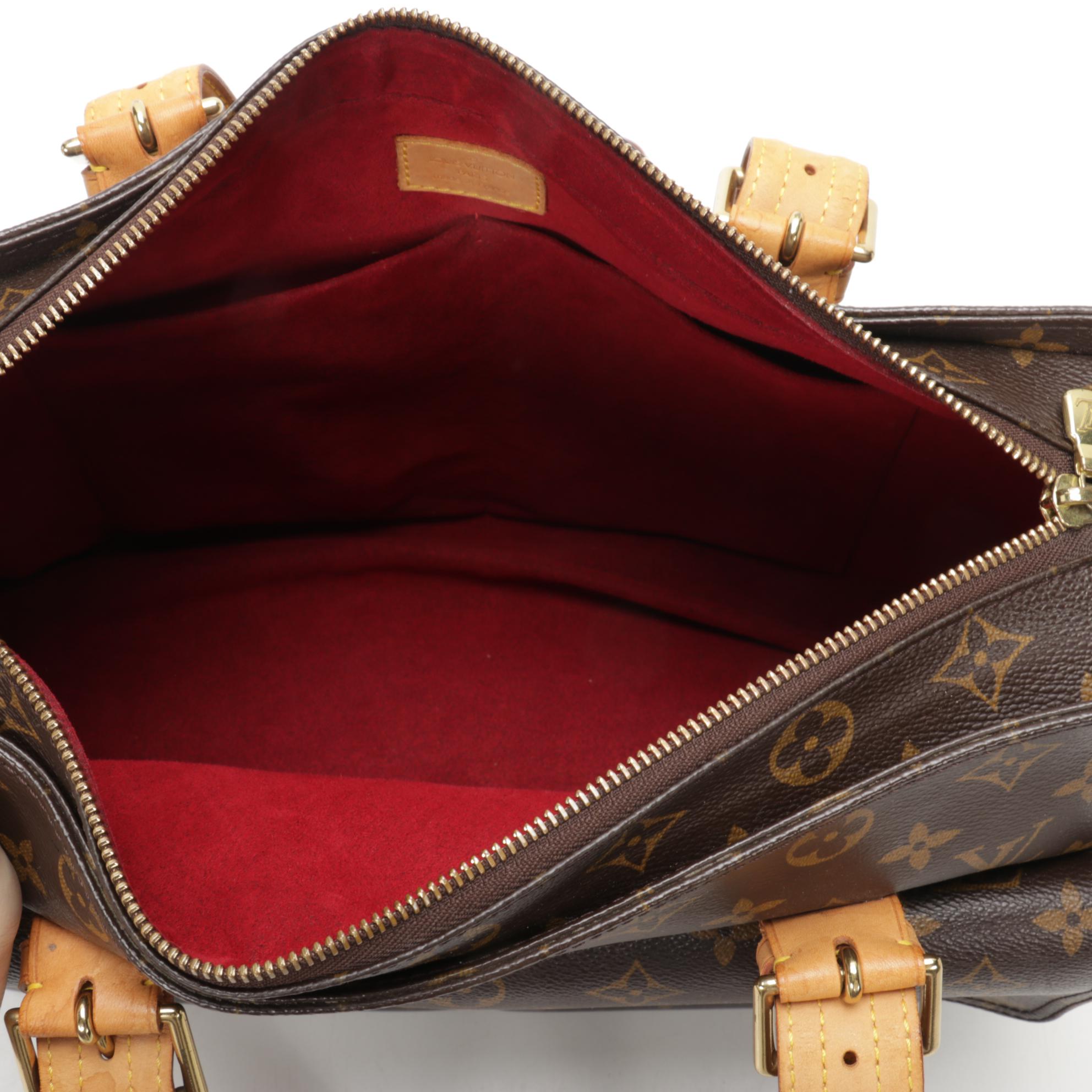 Louis Vuitton Viva Cite GM Shoulder Bag in Monogram Canvas and Vachetta Leather