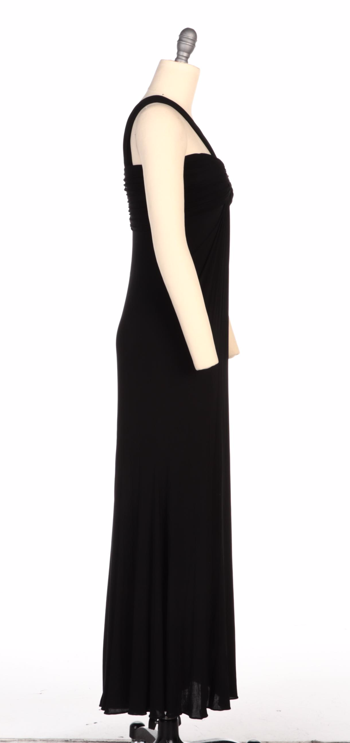 Guy Laroche Paris Collection Black Evening Dress
