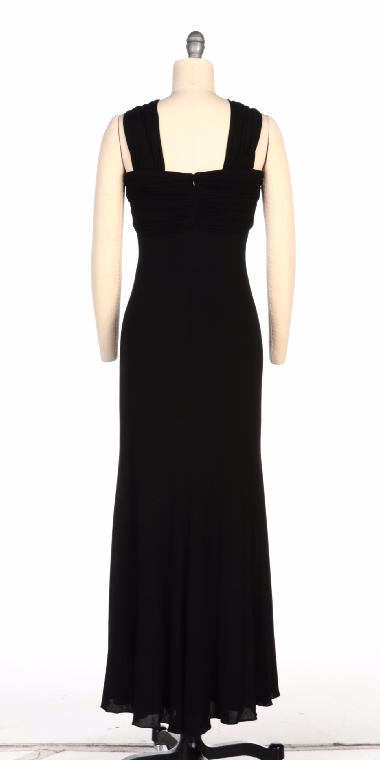 Guy Laroche Paris Collection Black Evening Dress