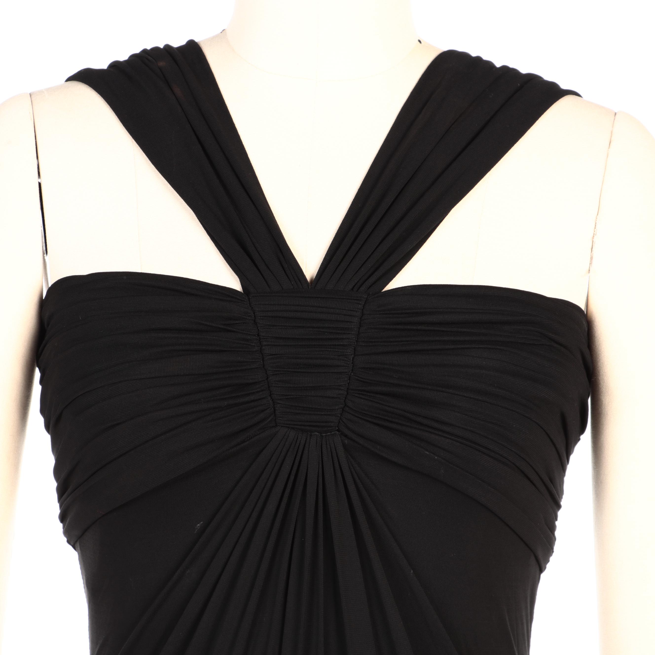 Guy Laroche Paris Collection Black Evening Dress