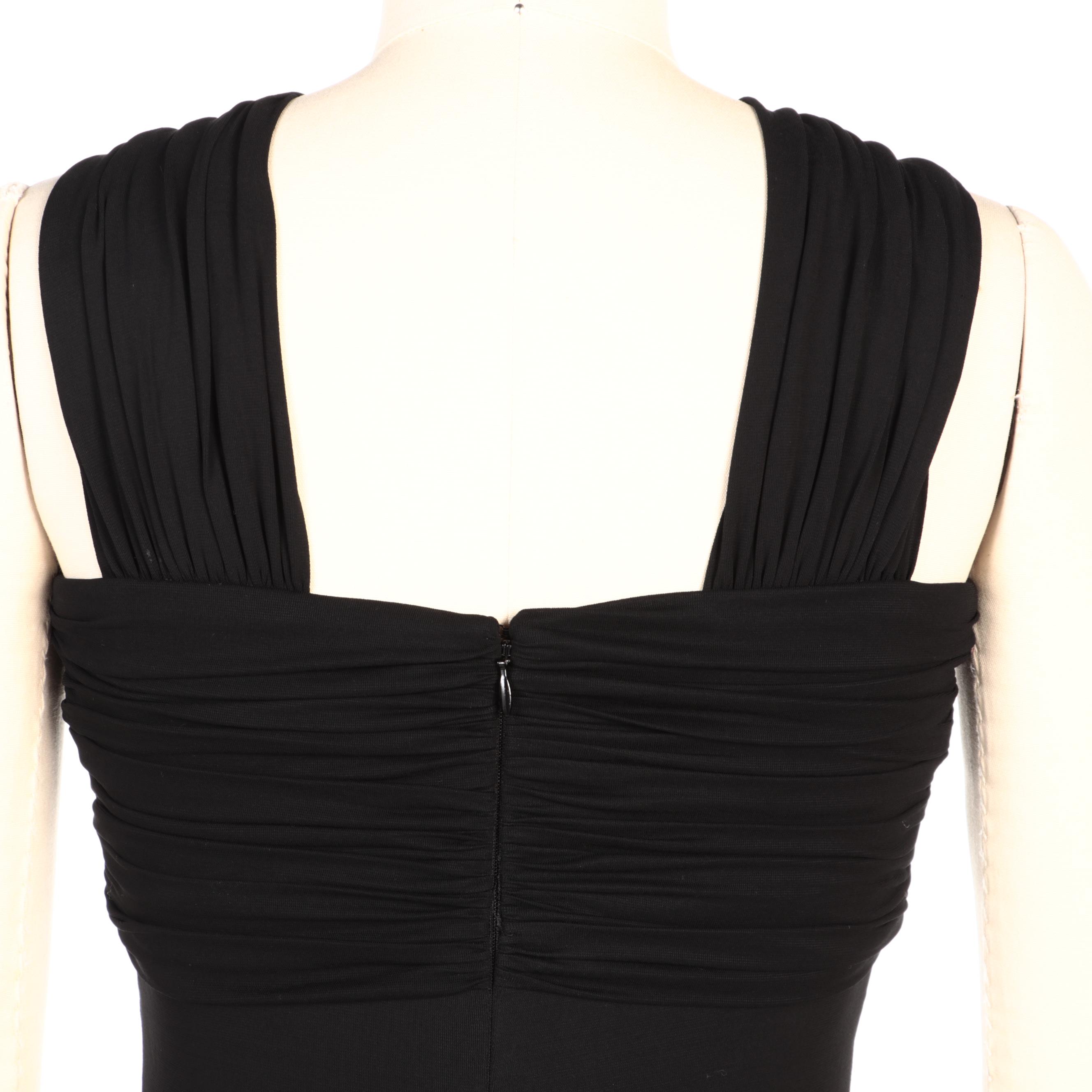 Guy Laroche Paris Collection Black Evening Dress