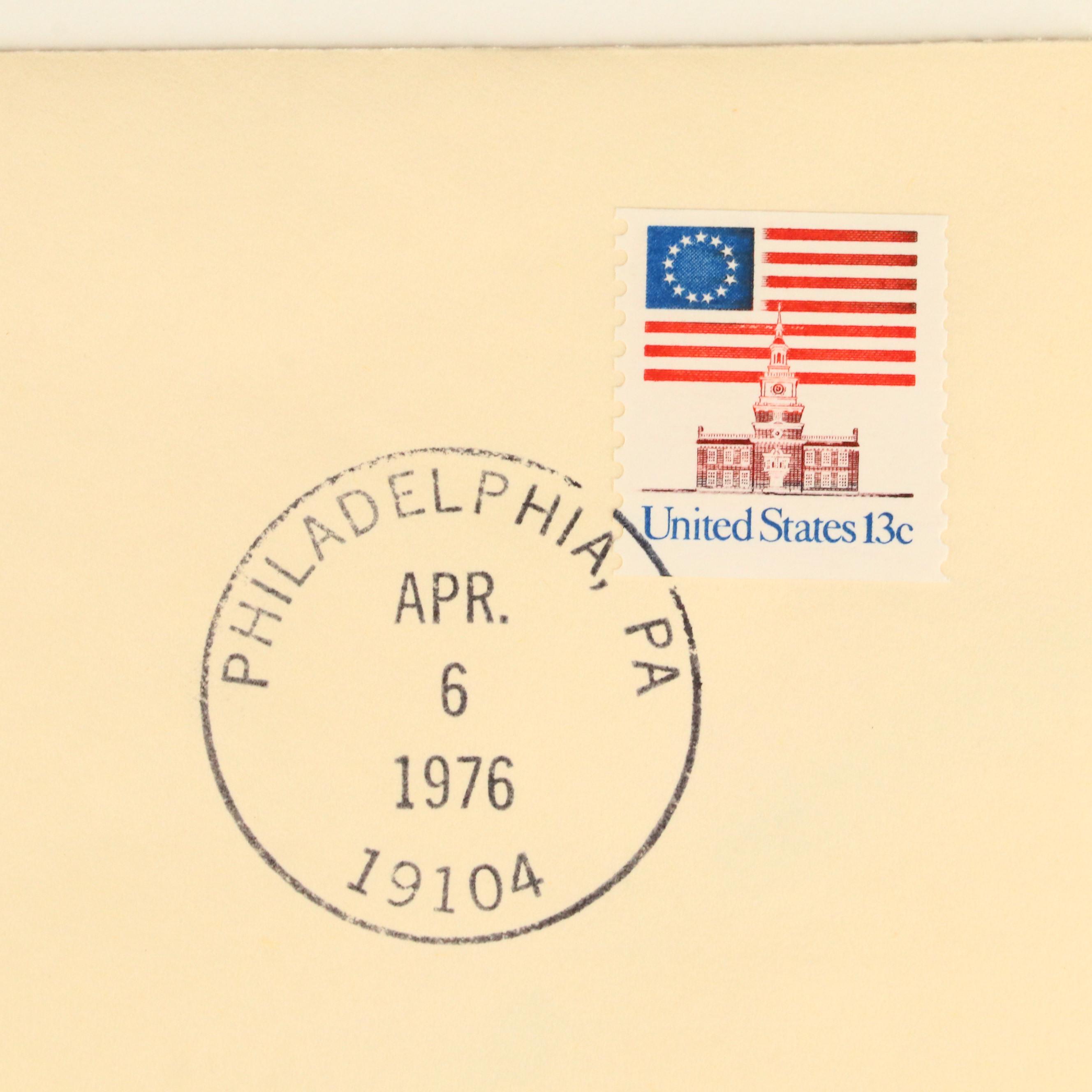 American Revolution Bicentennial Commemorative First Day Covers, 1976–1977