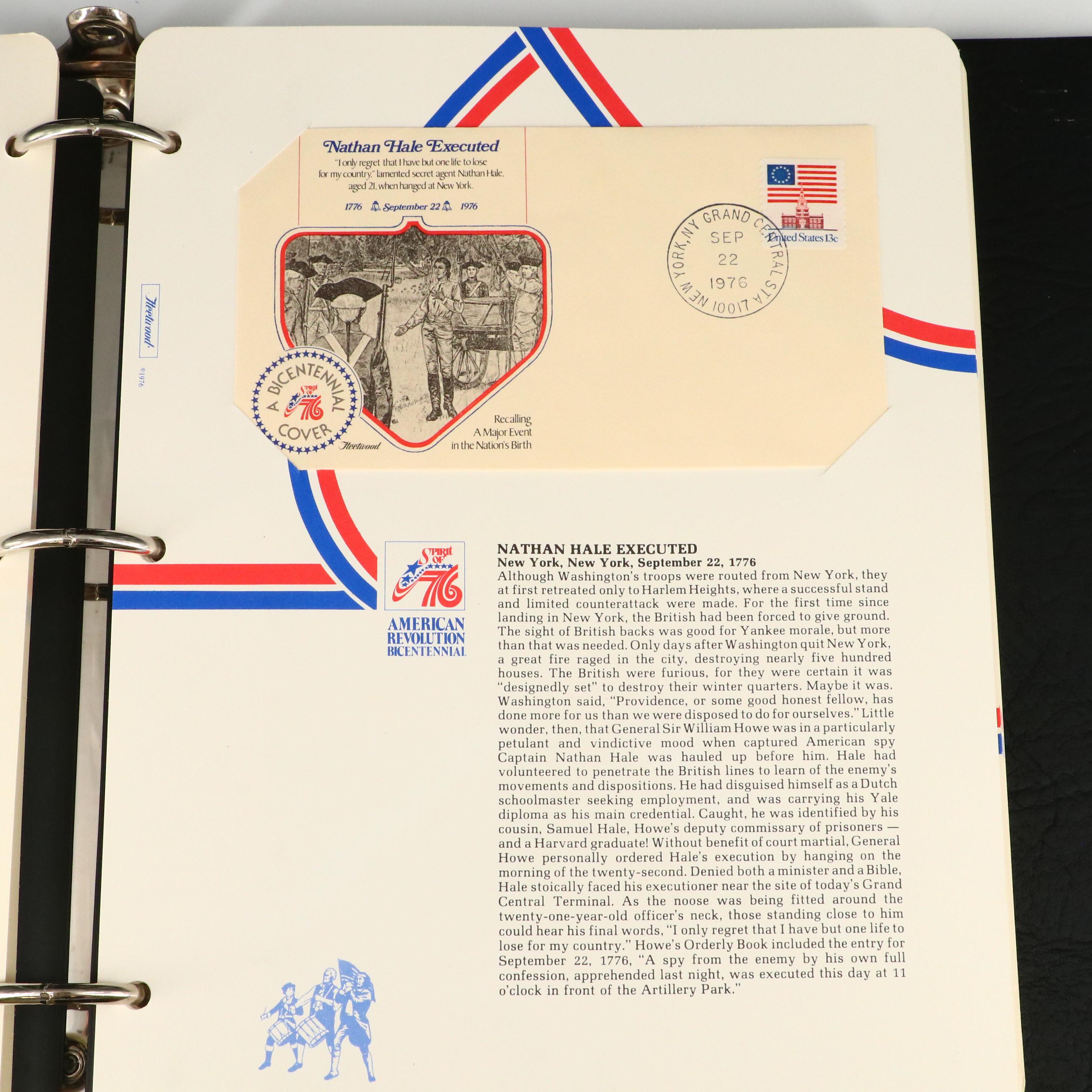 American Revolution Bicentennial Commemorative First Day Covers, 1976–1977