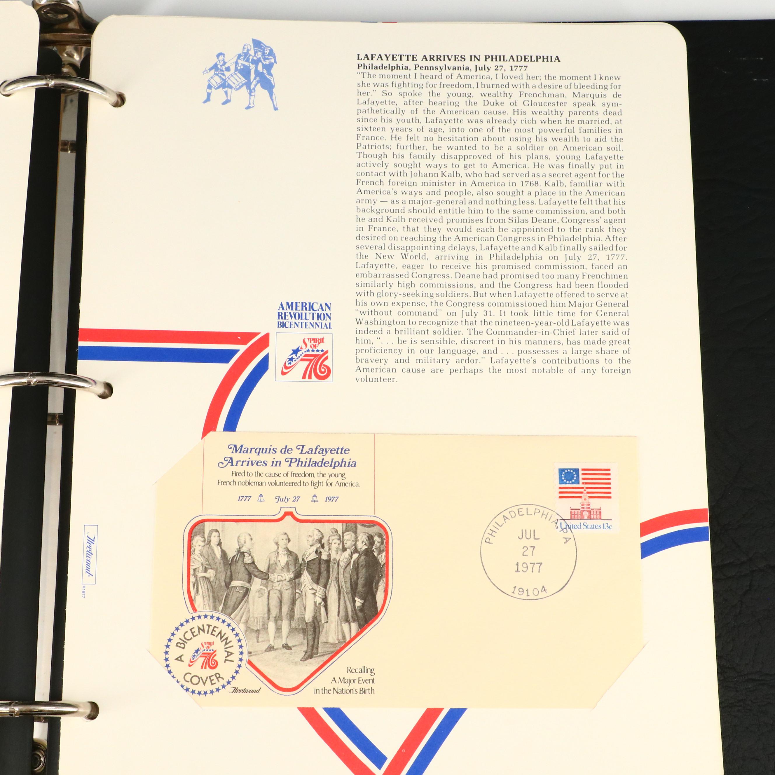 American Revolution Bicentennial Commemorative First Day Covers, 1976–1977