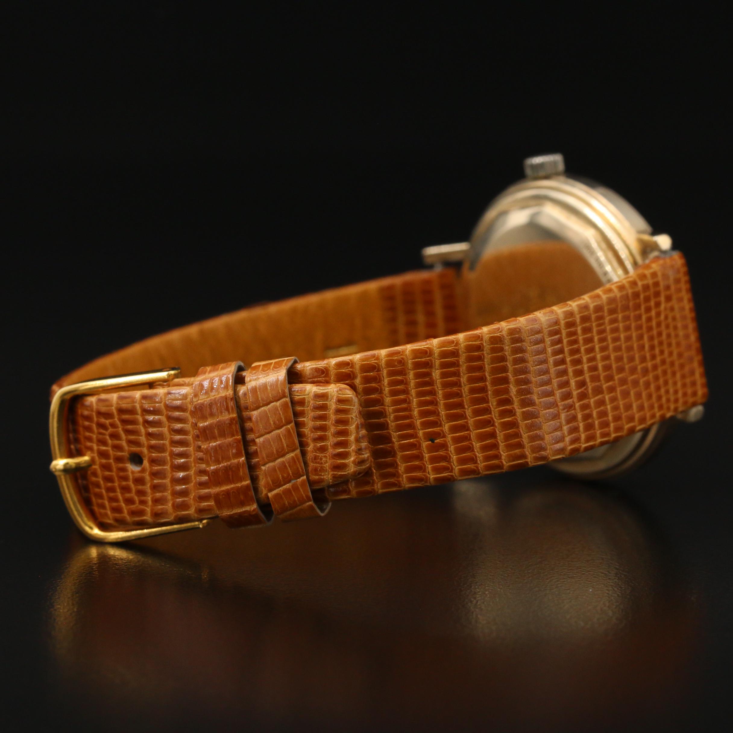 Vintage Movado "Sub Sea Kingmatic" 14K Gold Automatic Watch