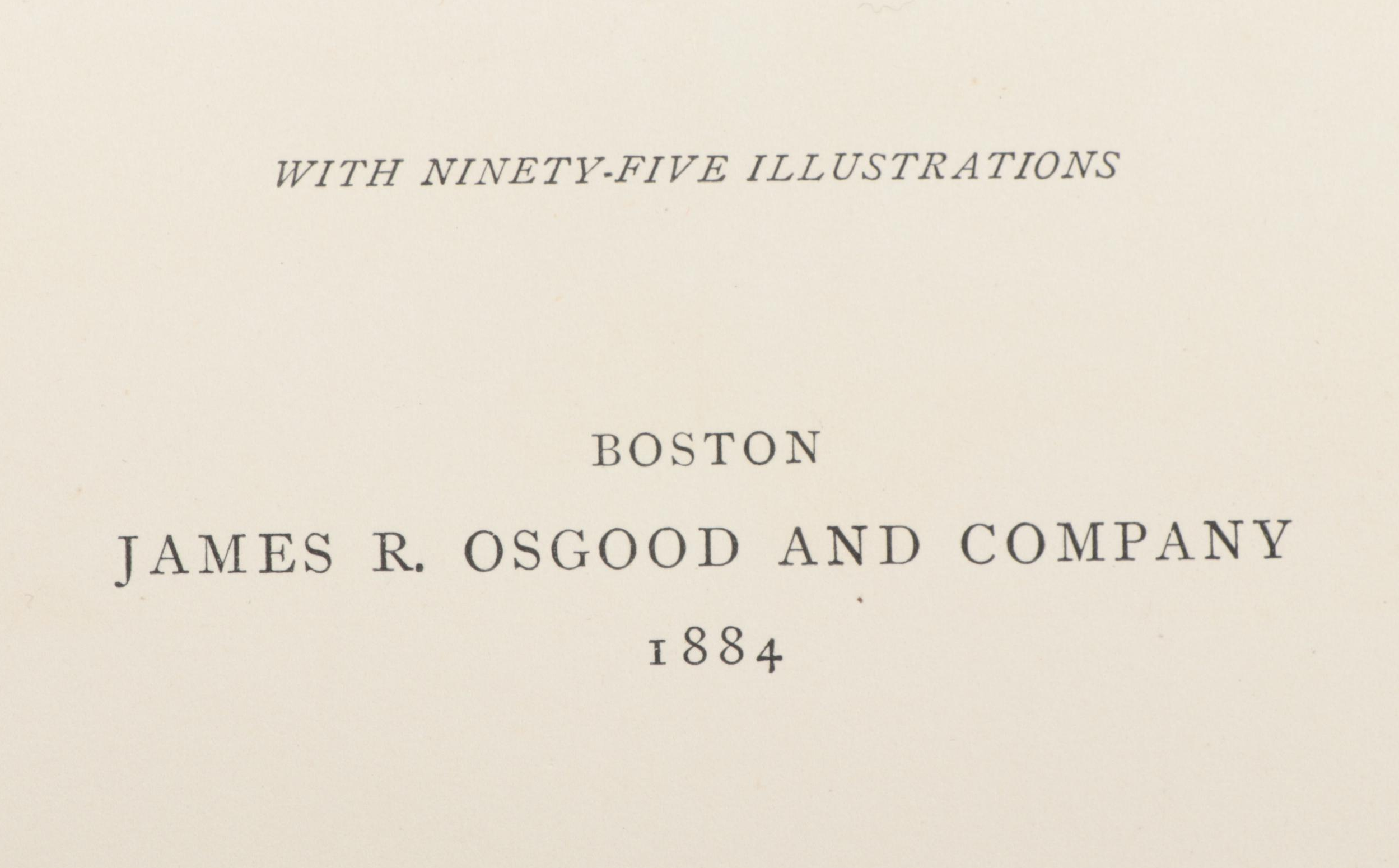 Limited Edition "Thomas Bewick and His Pupils" by Austin Dobson, 1884