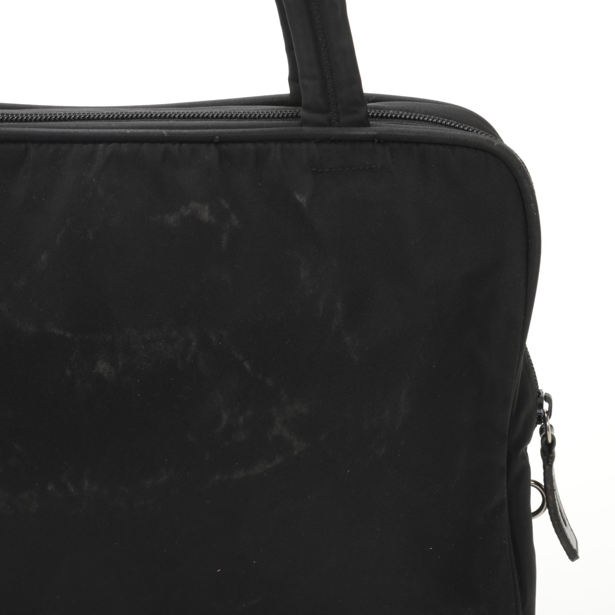 Prada Shoulder Bag in Black Tessuto Nylon