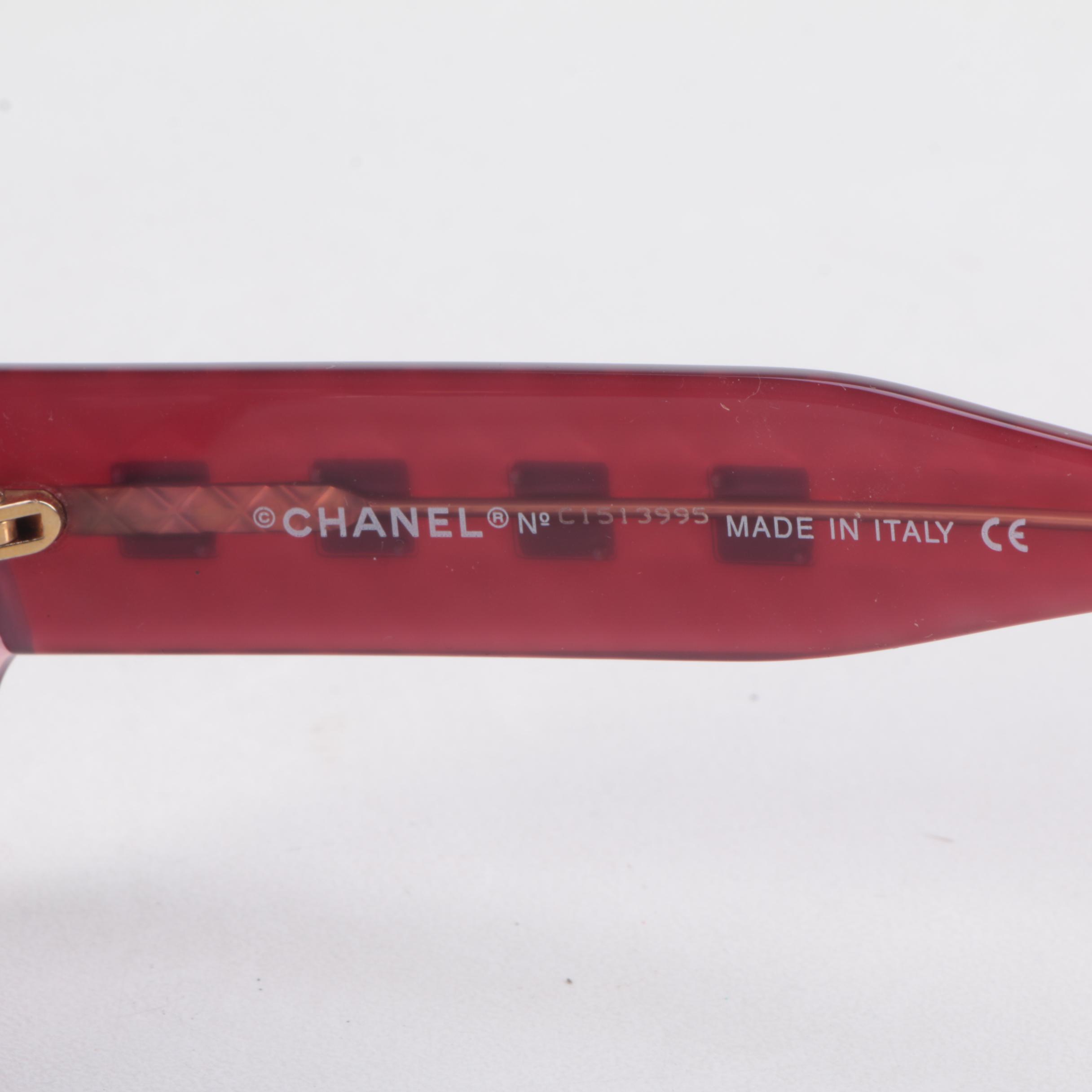 Chanel 5029 CC Quilted Prescription Sunglasses with Case