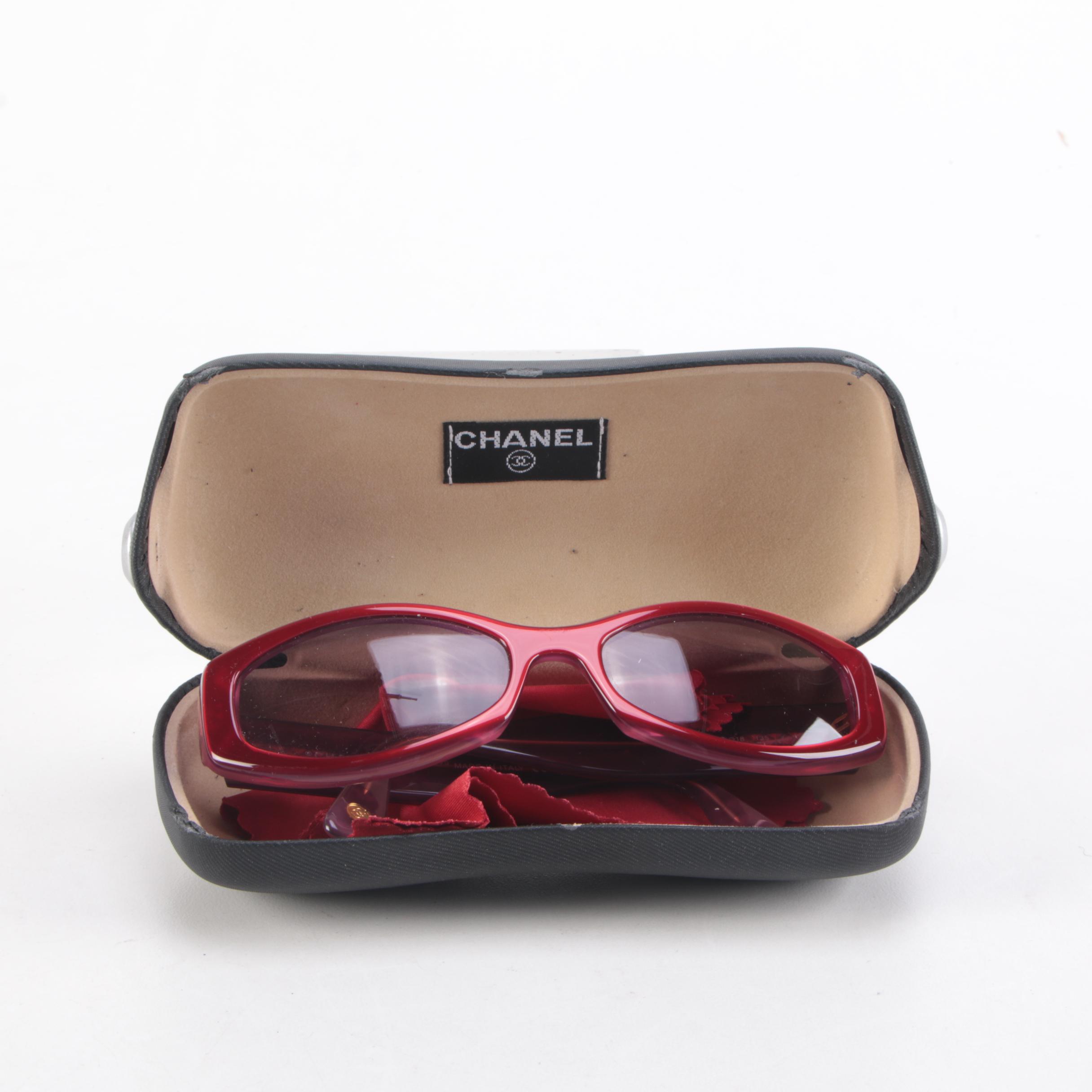 Chanel 5029 CC Quilted Prescription Sunglasses with Case