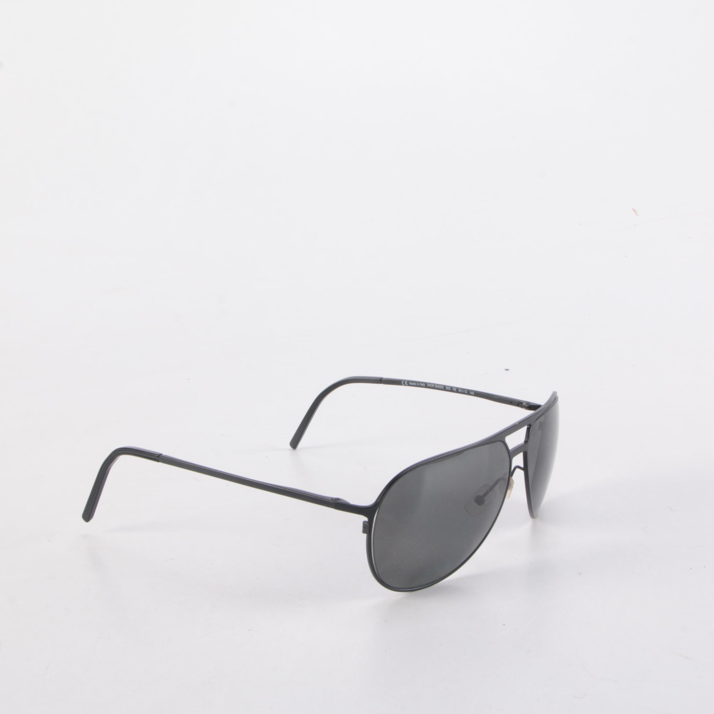 Dior Homme DIOR 0049/S Polarized Aviator Sunglasses with Case