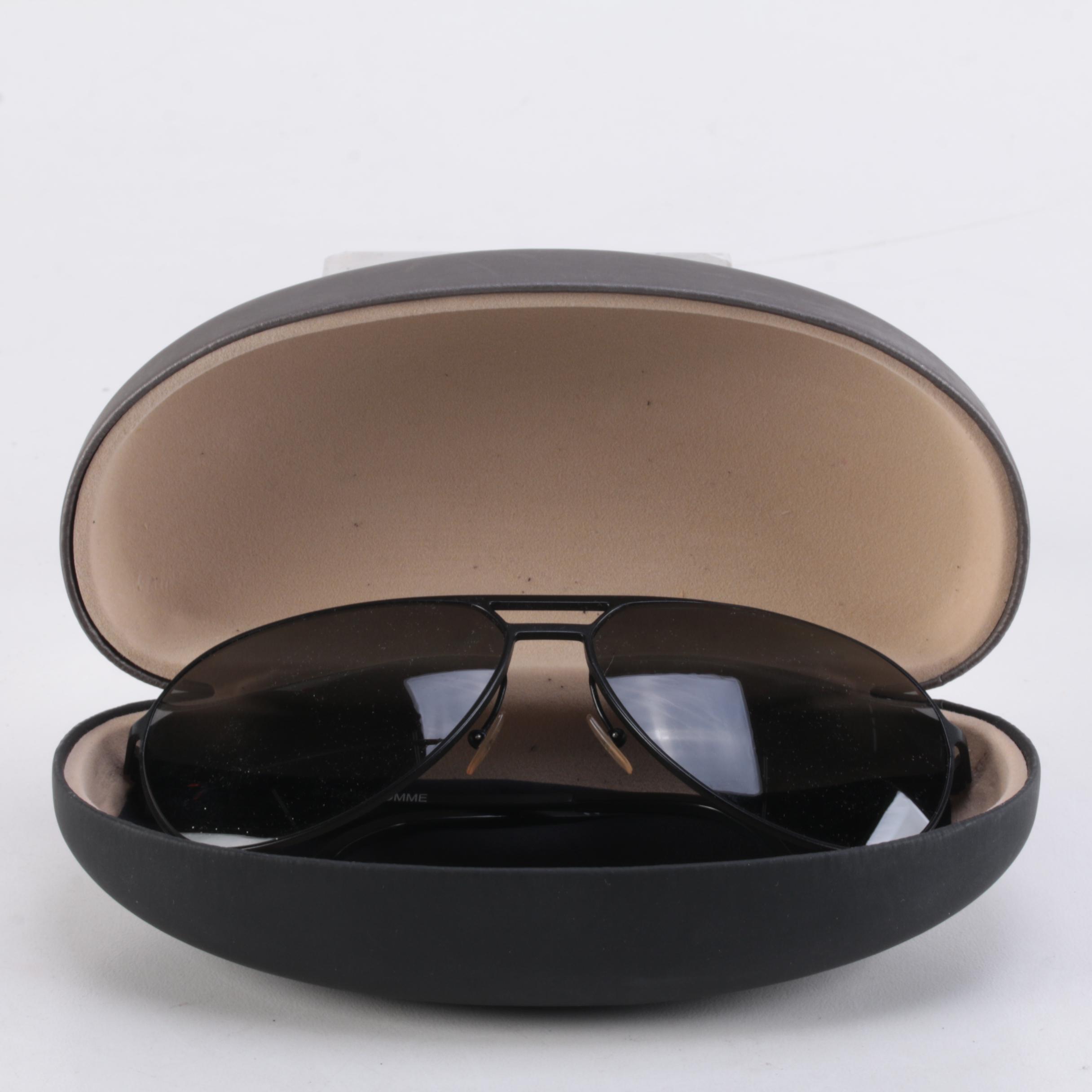 Dior Homme DIOR 0049/S Polarized Aviator Sunglasses with Case