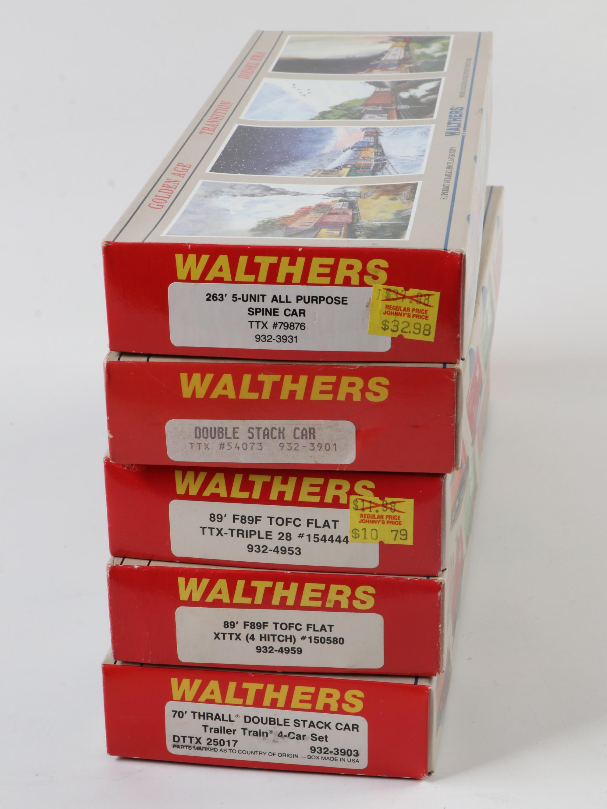 Walthers HO Scale Golden Age, Transition, Diesel Era Train Cars
