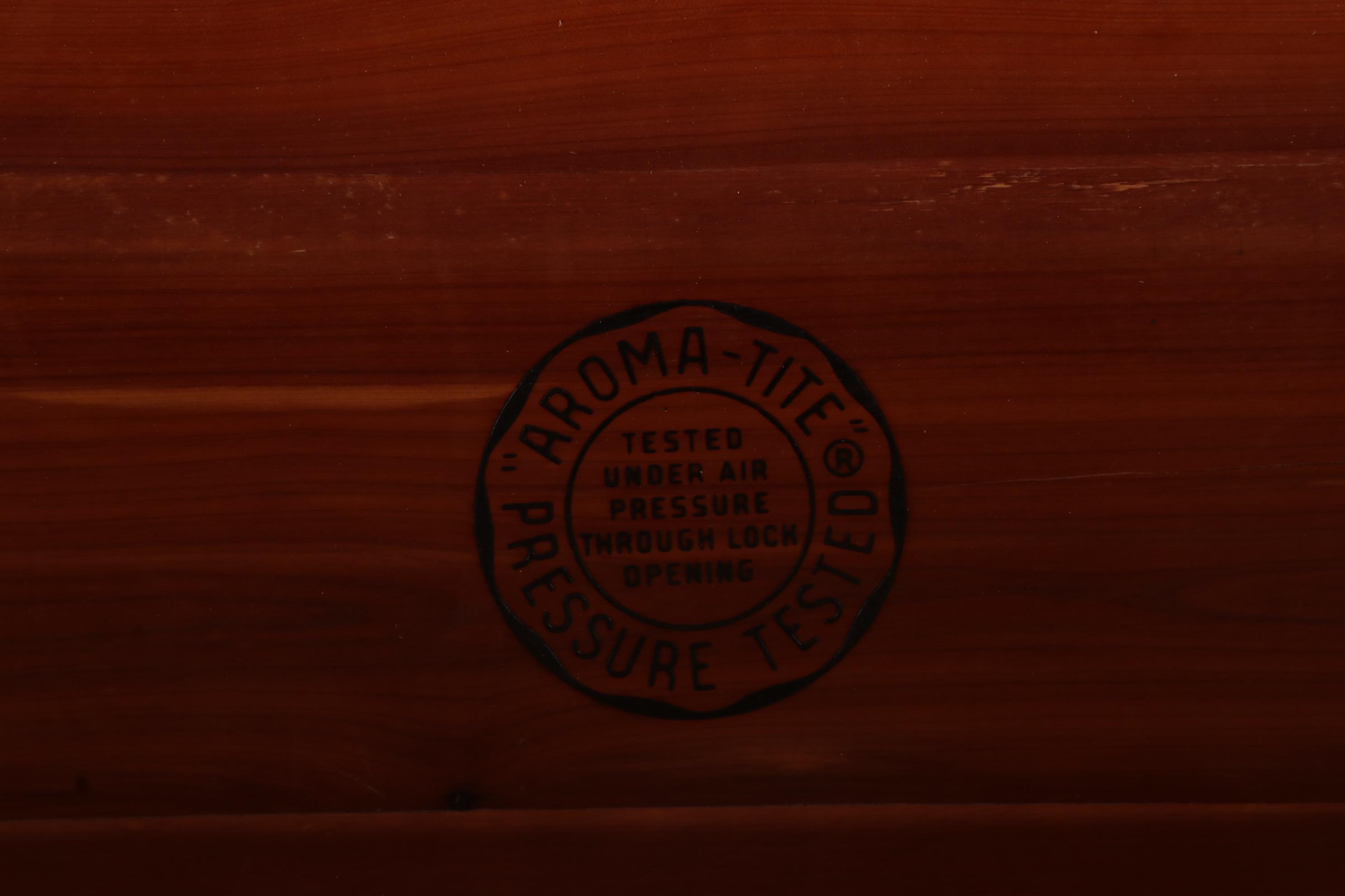 Lane Storage Bench with Cedar Interior, Late 20th Century