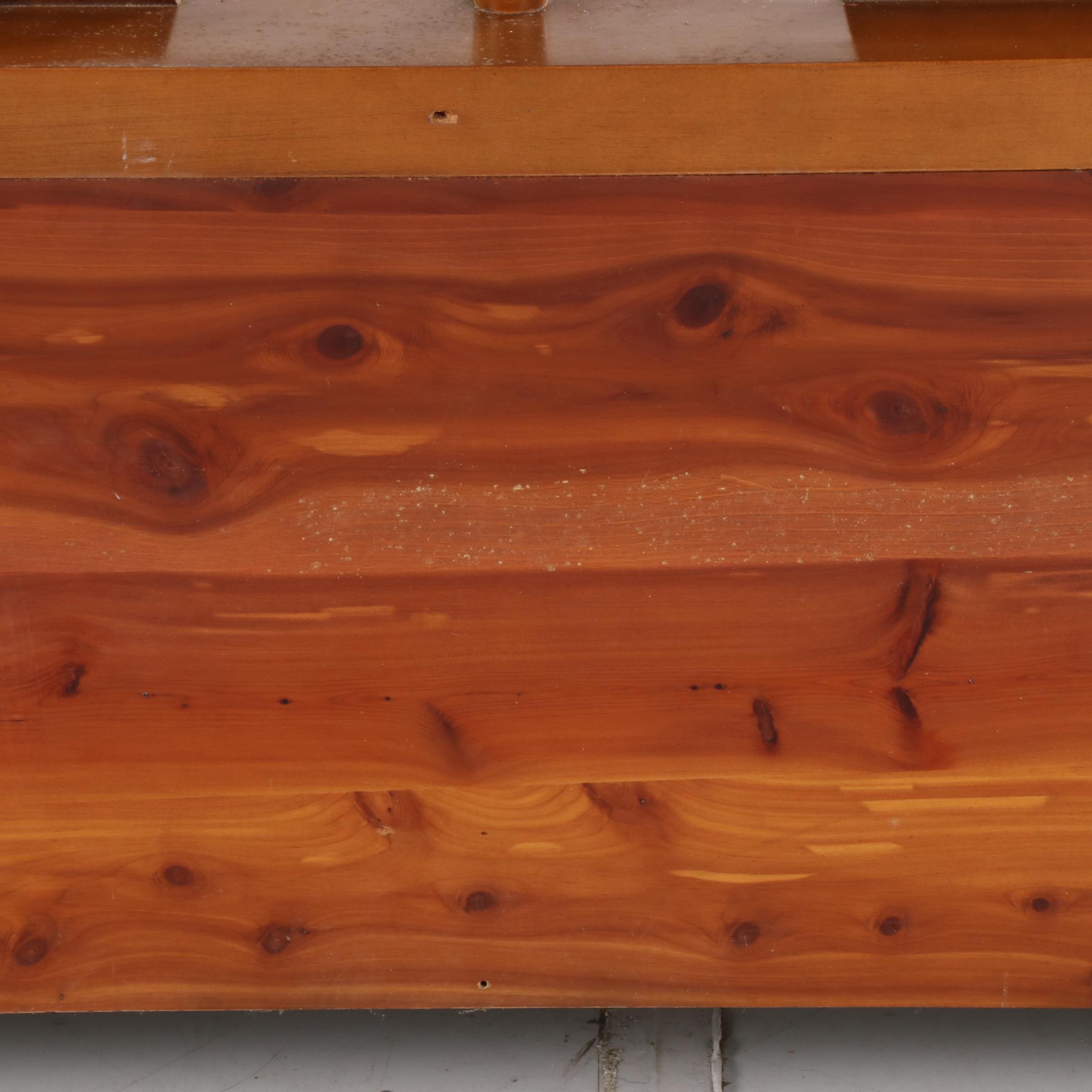 Lane Storage Bench with Cedar Interior, Late 20th Century