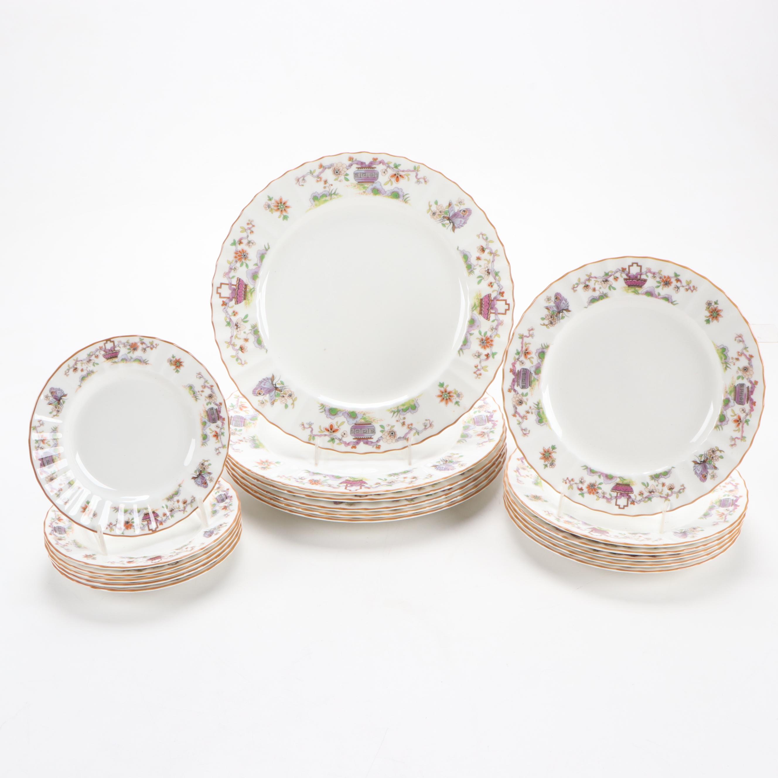 Royal Worcester "Pekin" Bone China Dinnerware
